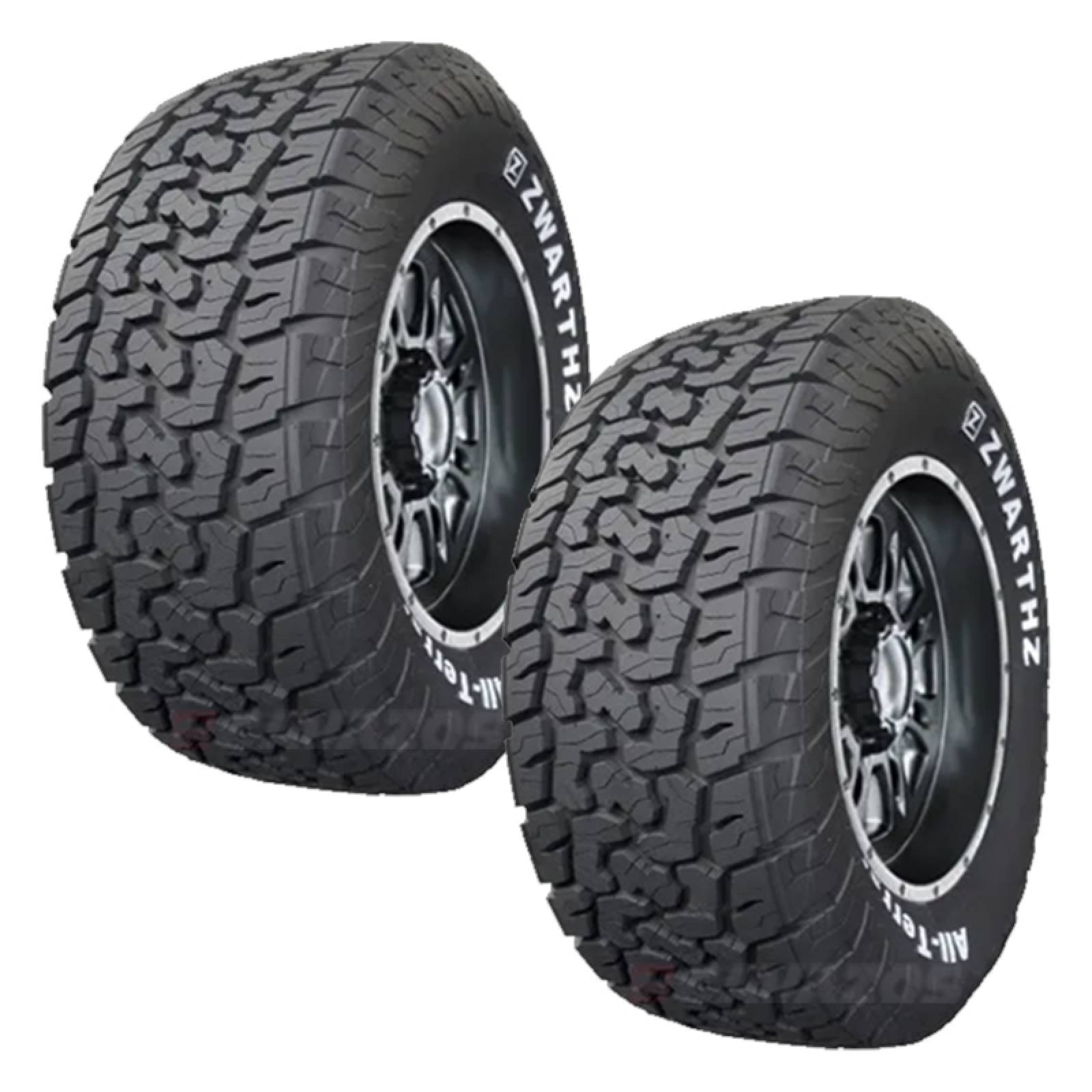 Paquete de 2 LLANTAS 27X8 5 R14 ZWARTHZ ALL TERRAIN A T LT 95Q