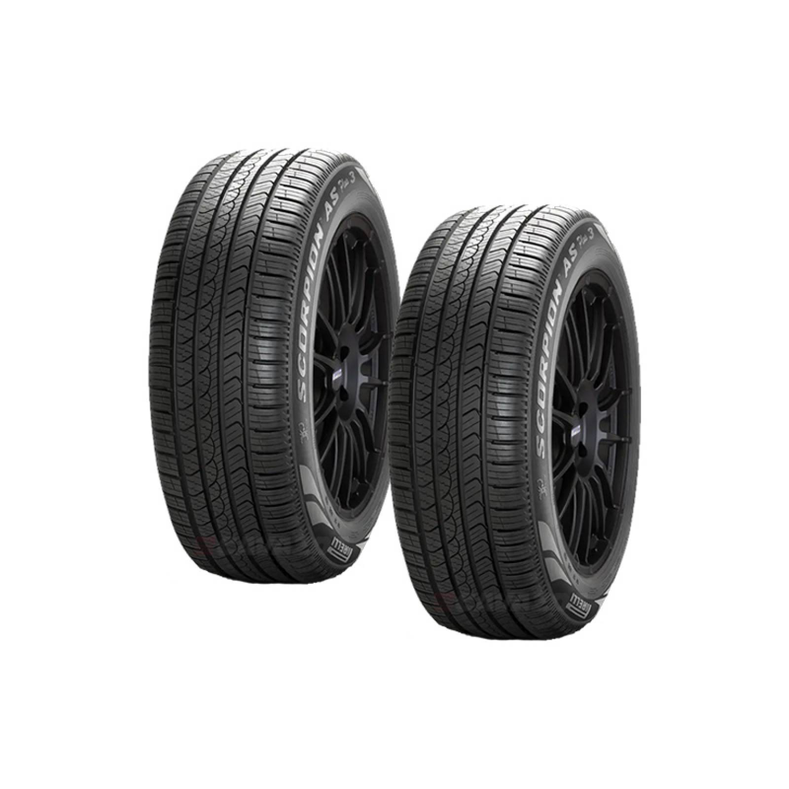 PAQUETE DE 2 LLANTAS 225/65 R17 PIRELLI SCORPION AS+3 ALL SEASON PLUS 3 102H