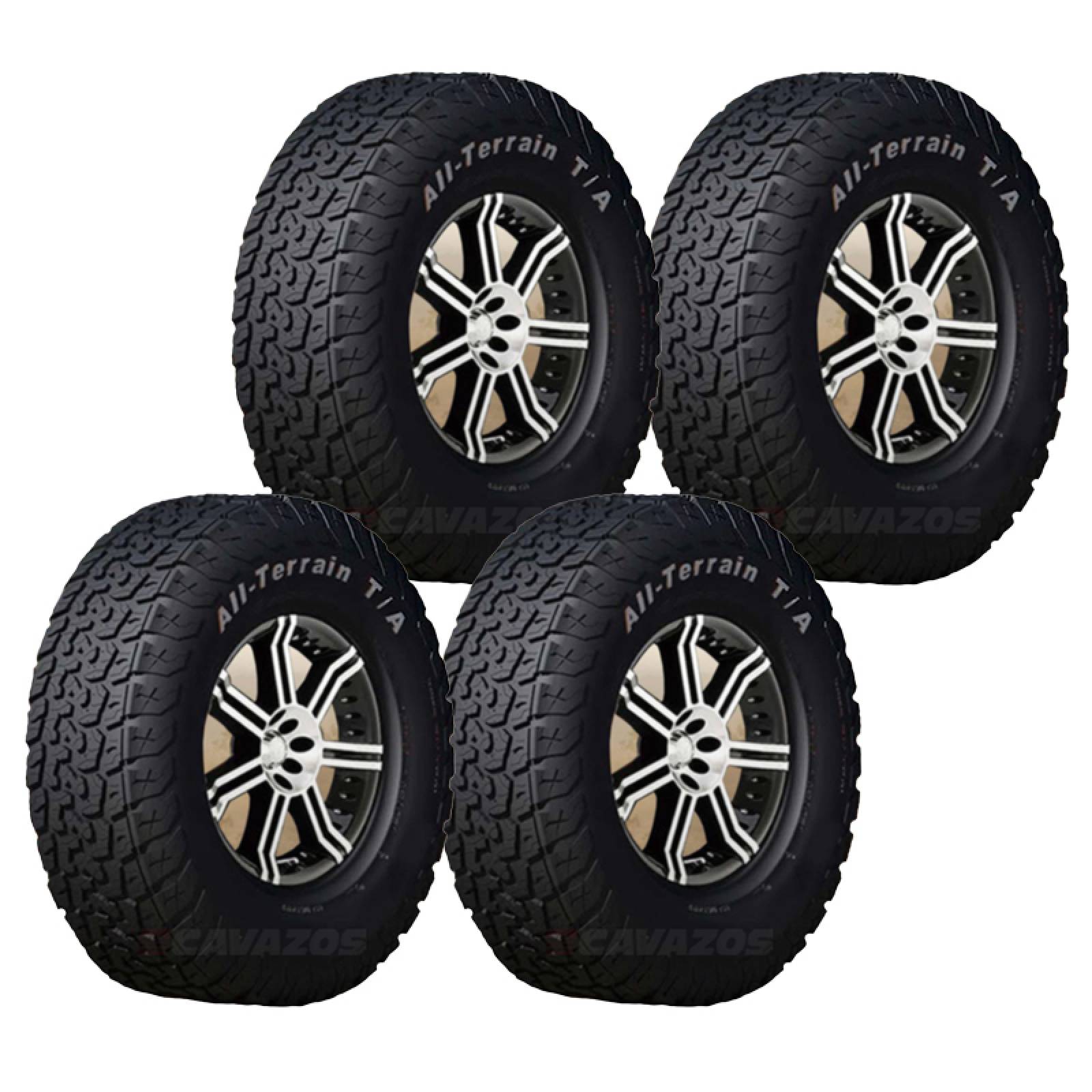 PAQUETE DE 4 LLANTAS 245/75 R16 GOPRO ALL TERRAIN T/A 120/116S