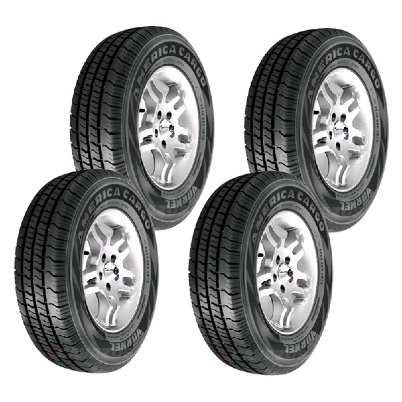 PAQUETE DE 4 LLANTAS 225/70 R15 TORNEL AMERICA CARGO