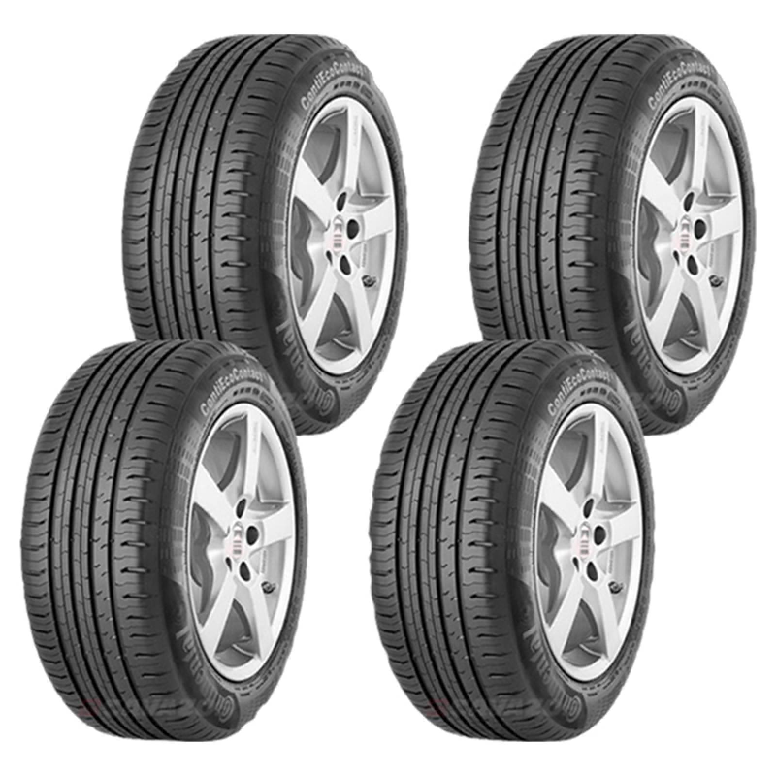 Paquete de 4 LLANTAS 185 55 R15 CONTINENTAL CONTIECOCONTACT 5 82H