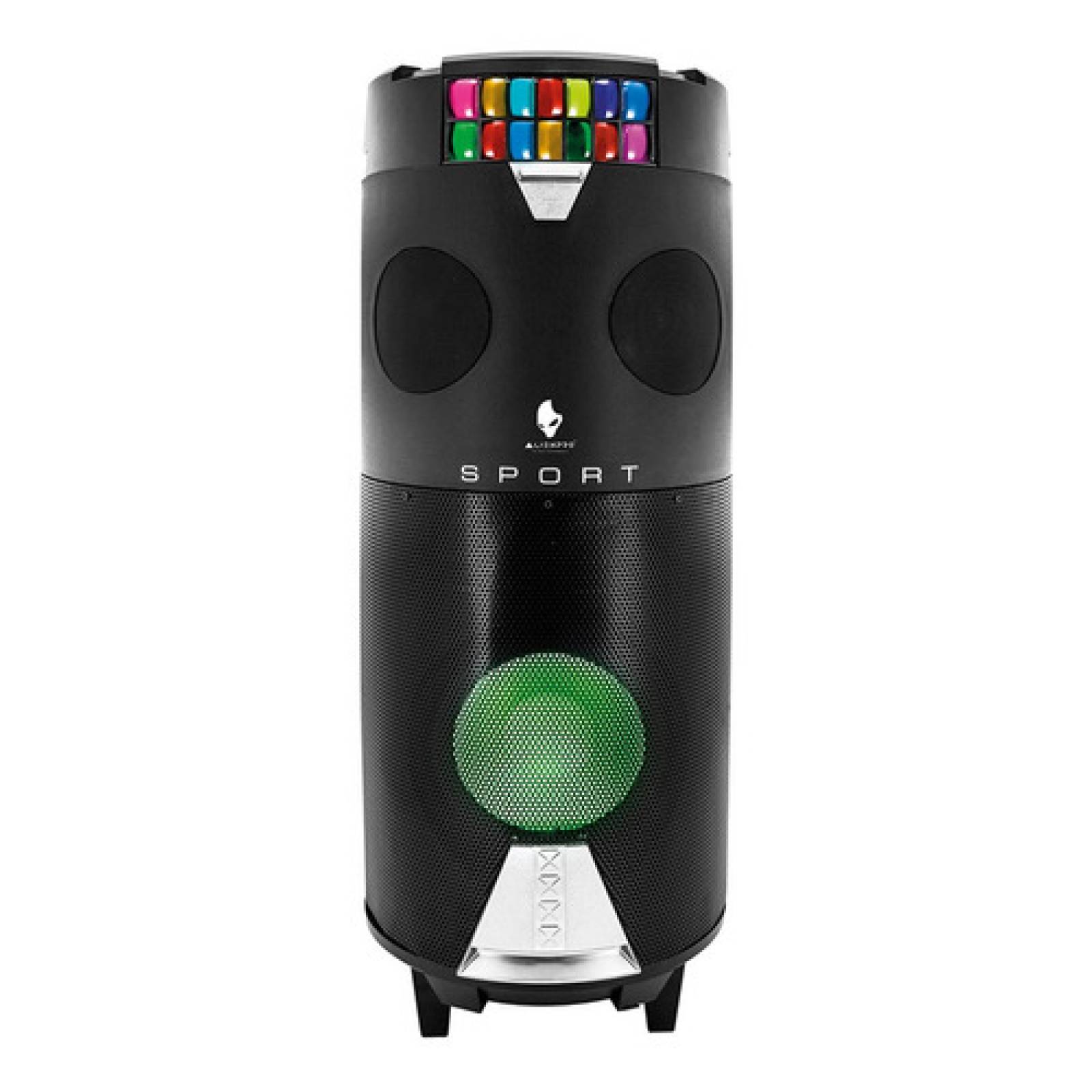 Bocina Duo Alien pro 8" | Sistema de audio | 2 Subwoofer - 4 Tweeter | 100w RMS | Recargable | Bluetooth | MT2-S002