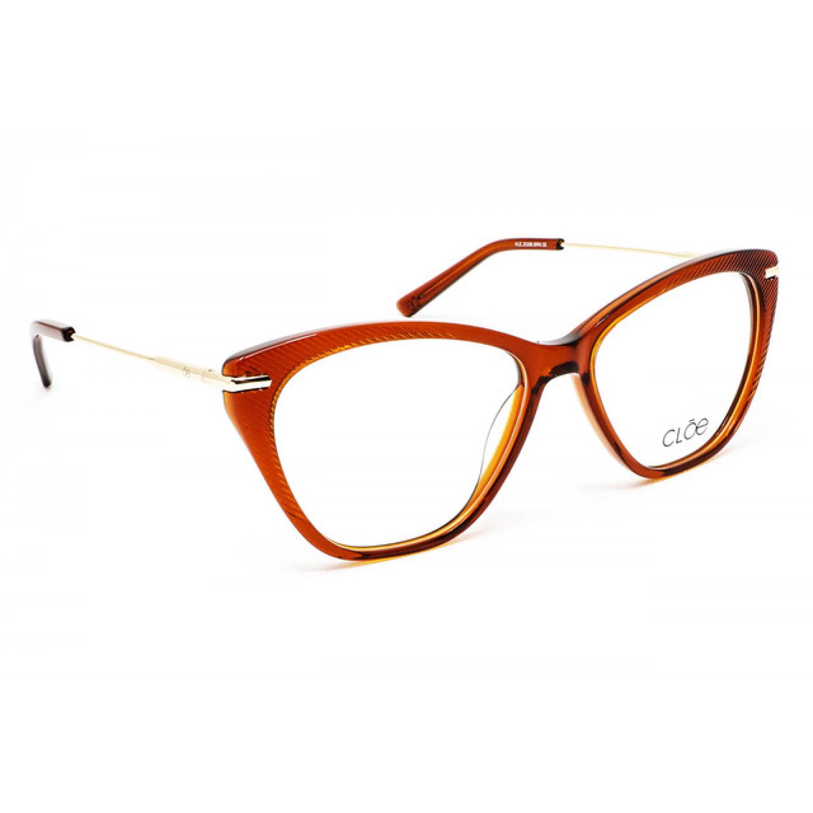 Lentes oftalmicos CLOE para Mujer LE25288 Café Armazon Original
