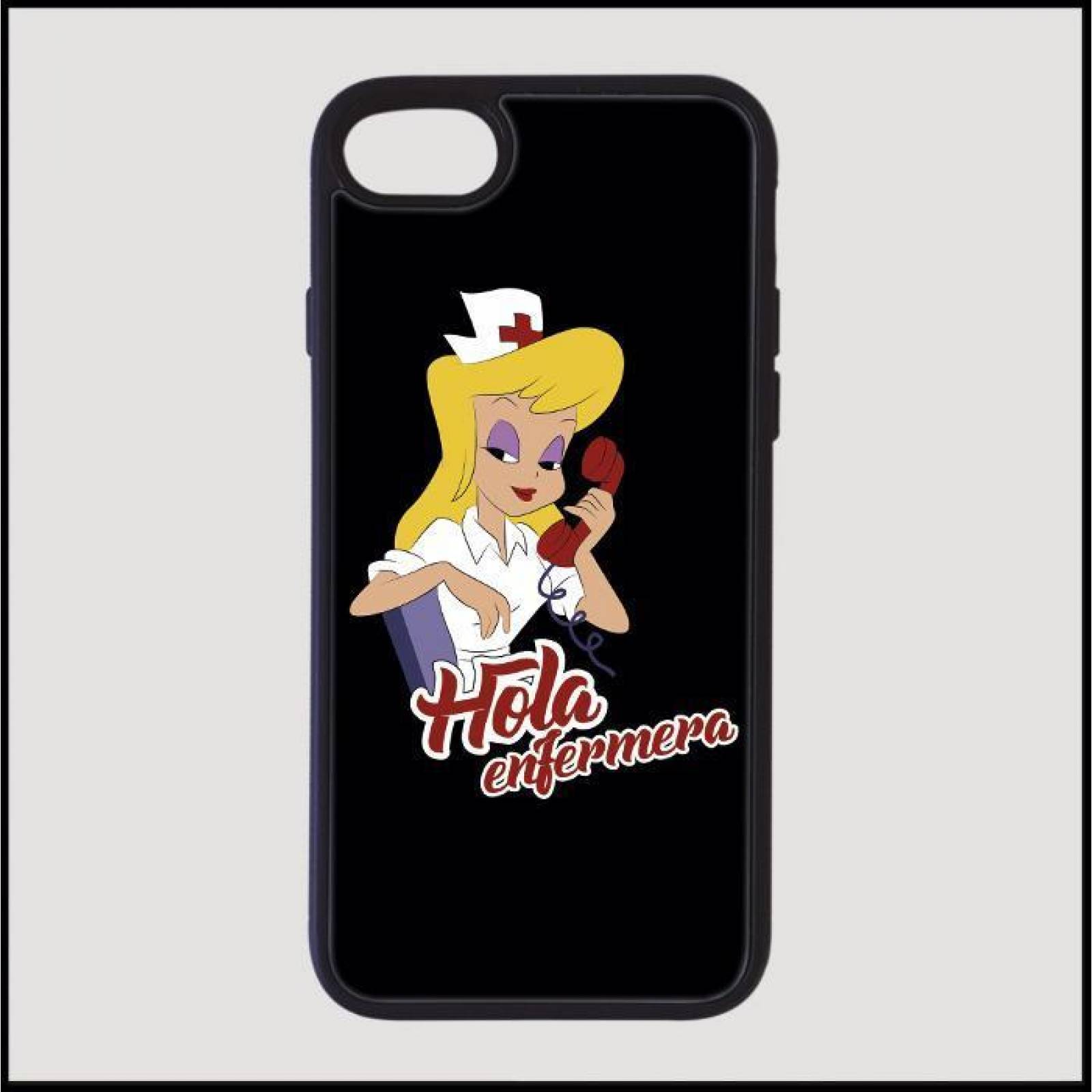Funda Celular Hola Enfermera iPhone 7/8