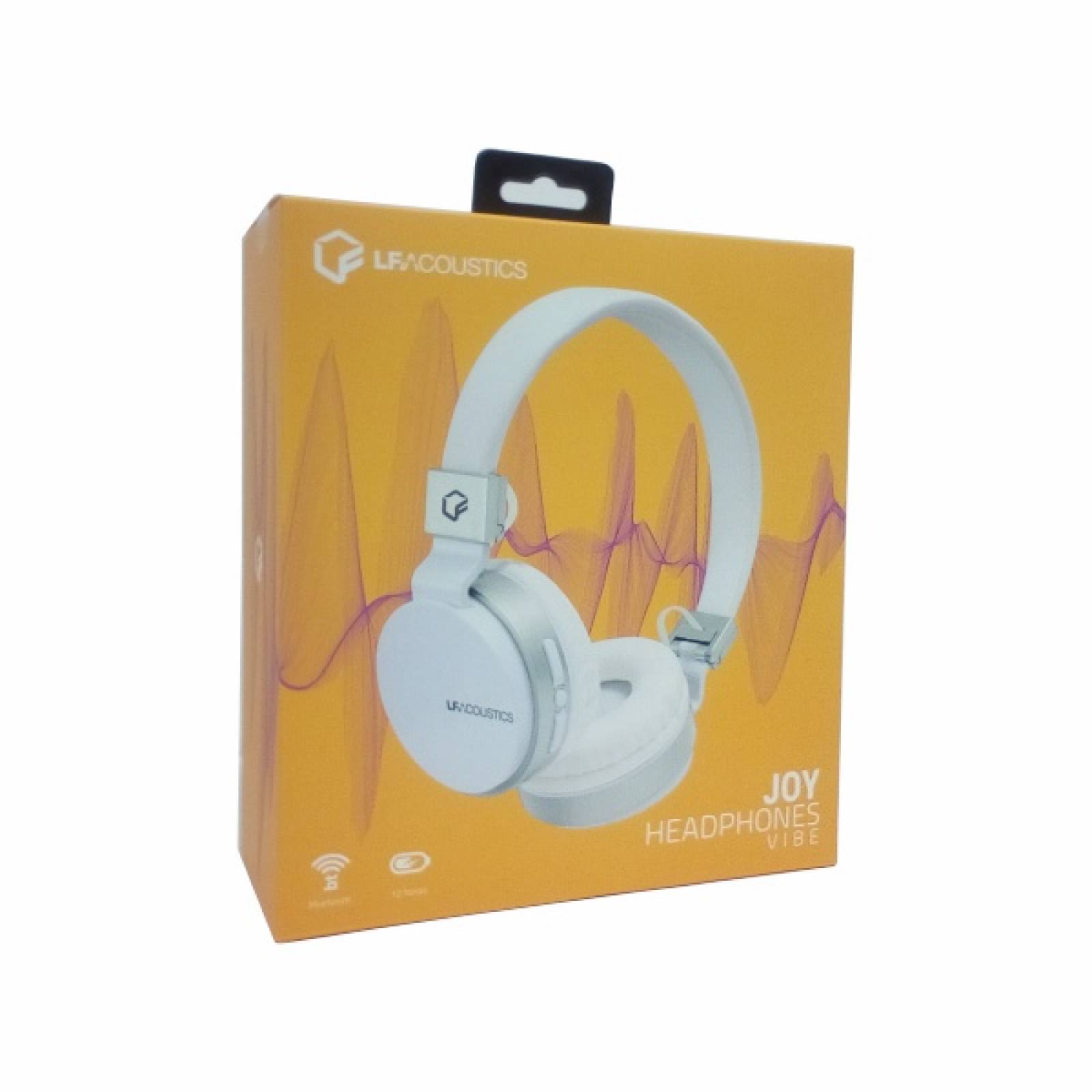 Diadema audifonos Lf Acoustics Bt 5 0 12hrs 250mah 3 5 Vibe Blanco Color Blanco