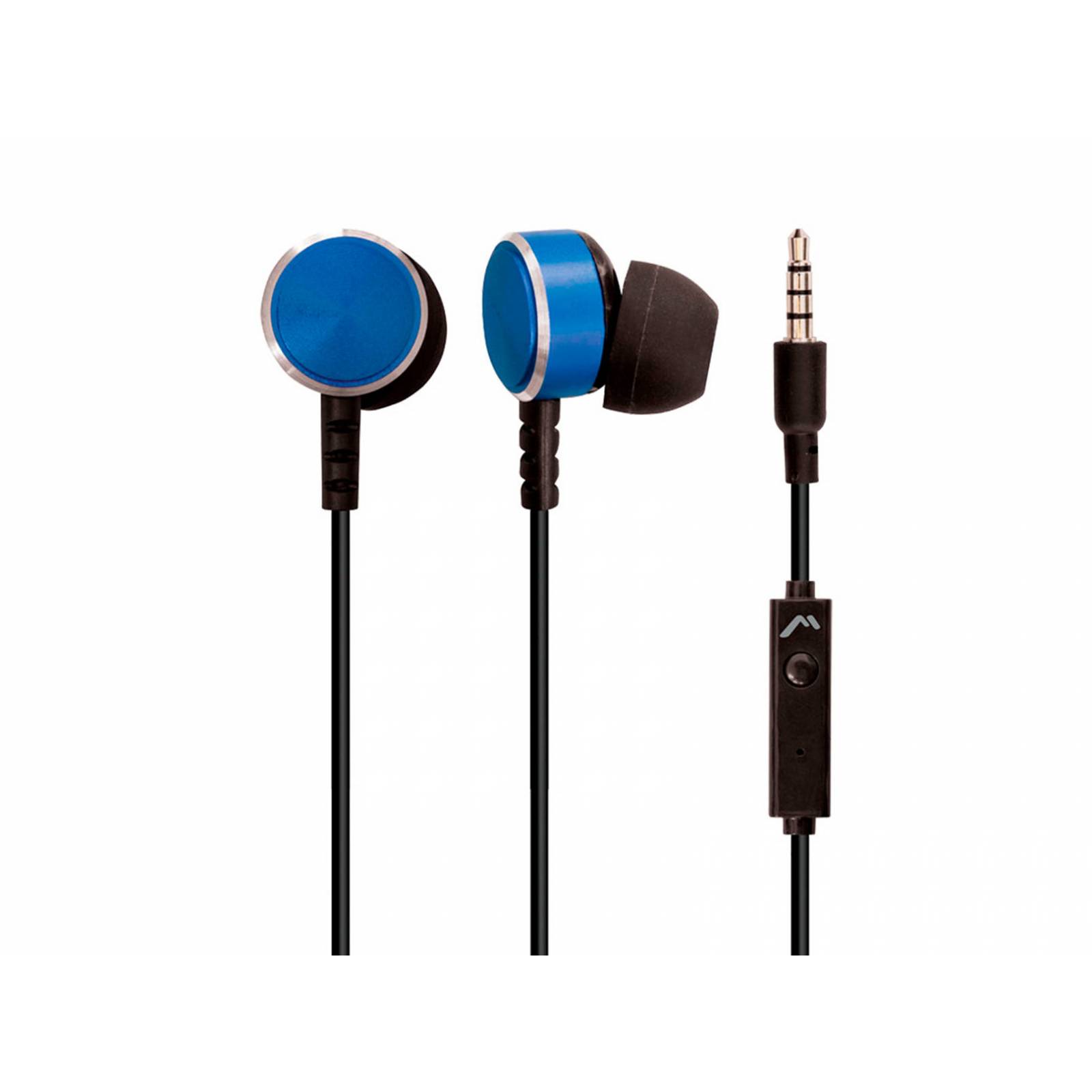 AudÃ­fonos Manos Libres T-Beats con Acabado MetÃ¡lico en Color Azul