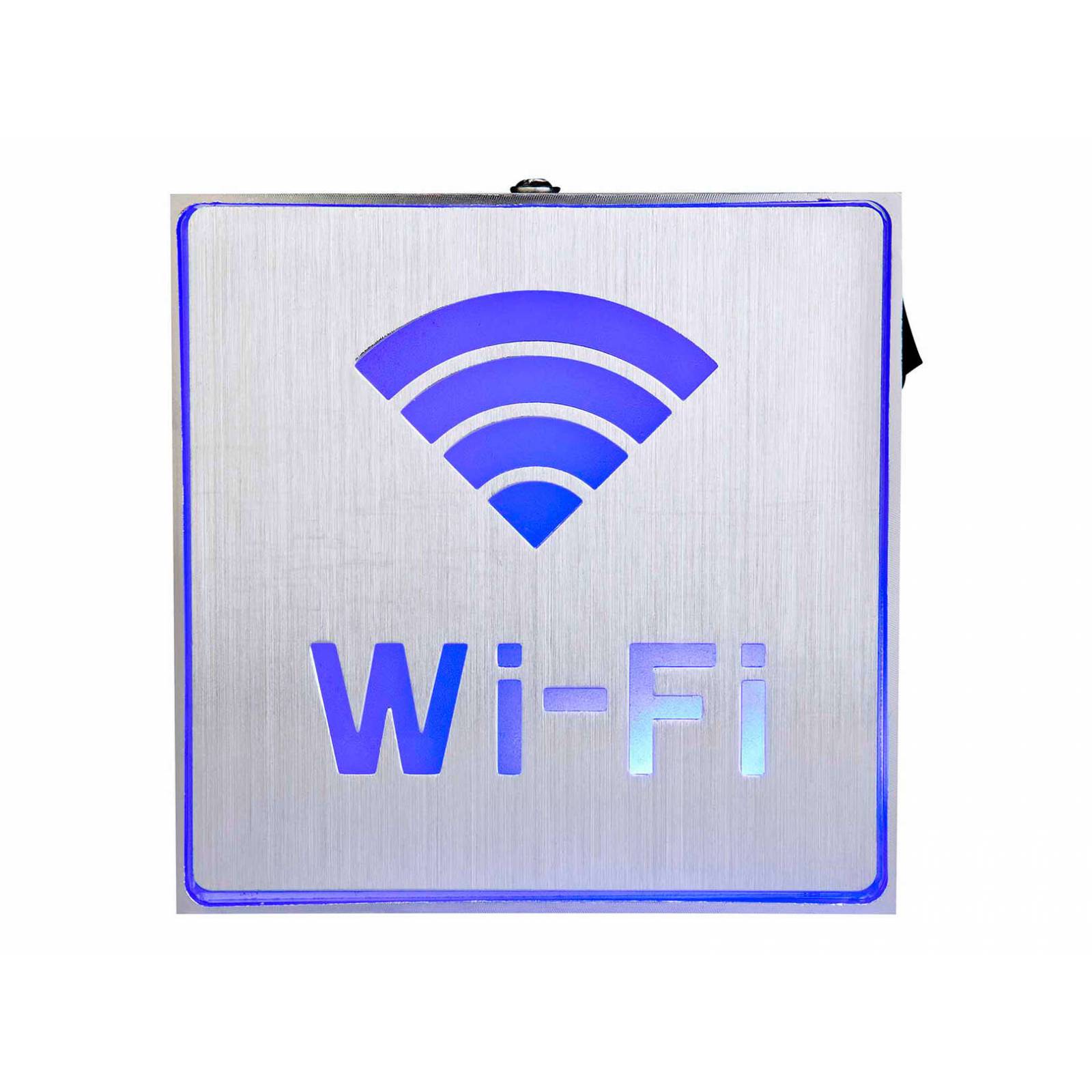 Anuncio Luminoso Color Azul Wifi Mtl-3008