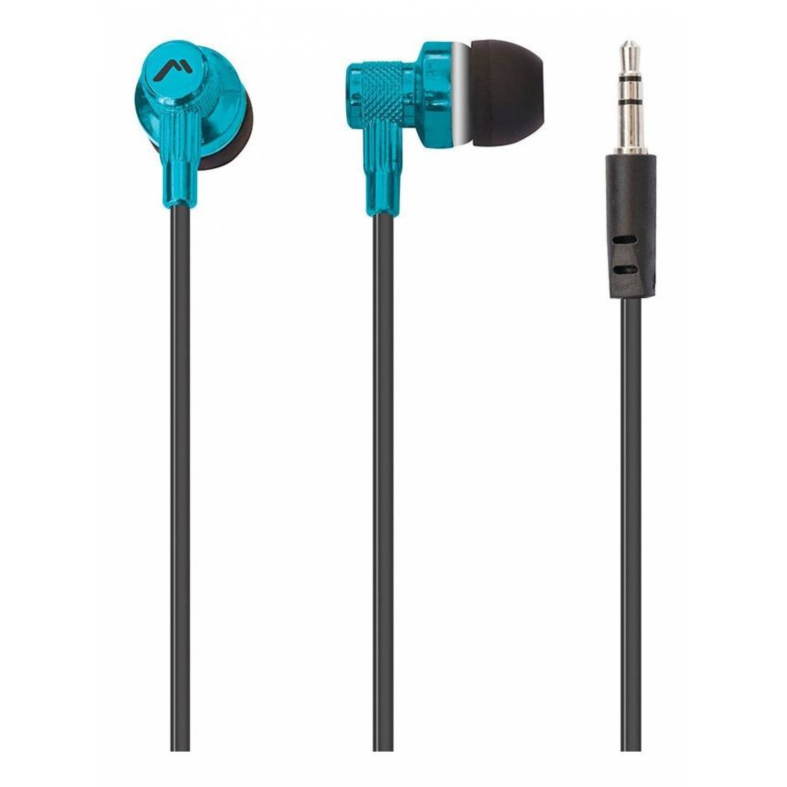 Audífonos Metálicos Mitzu Ergonómicos Resistentes Mh-2014 Azul