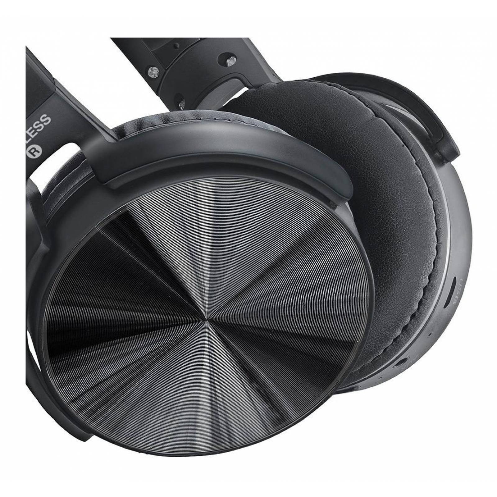 Audífonos Diadema Mitzu Inalámbricos Bluetooth Mh-8097 Negro