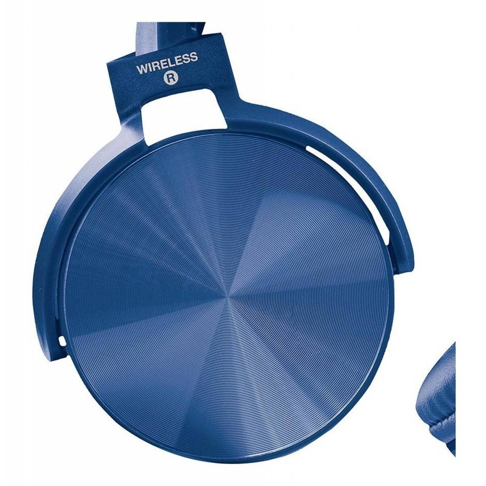 Audífonos Diadema Mitzu Inalámbricos Bluetooth Mh-8097 Azul