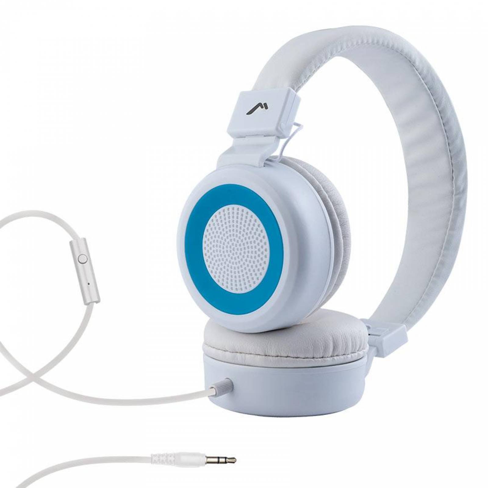 Audífonos manos libres ergonómicos aislantes de ruido Mitzu Blanco