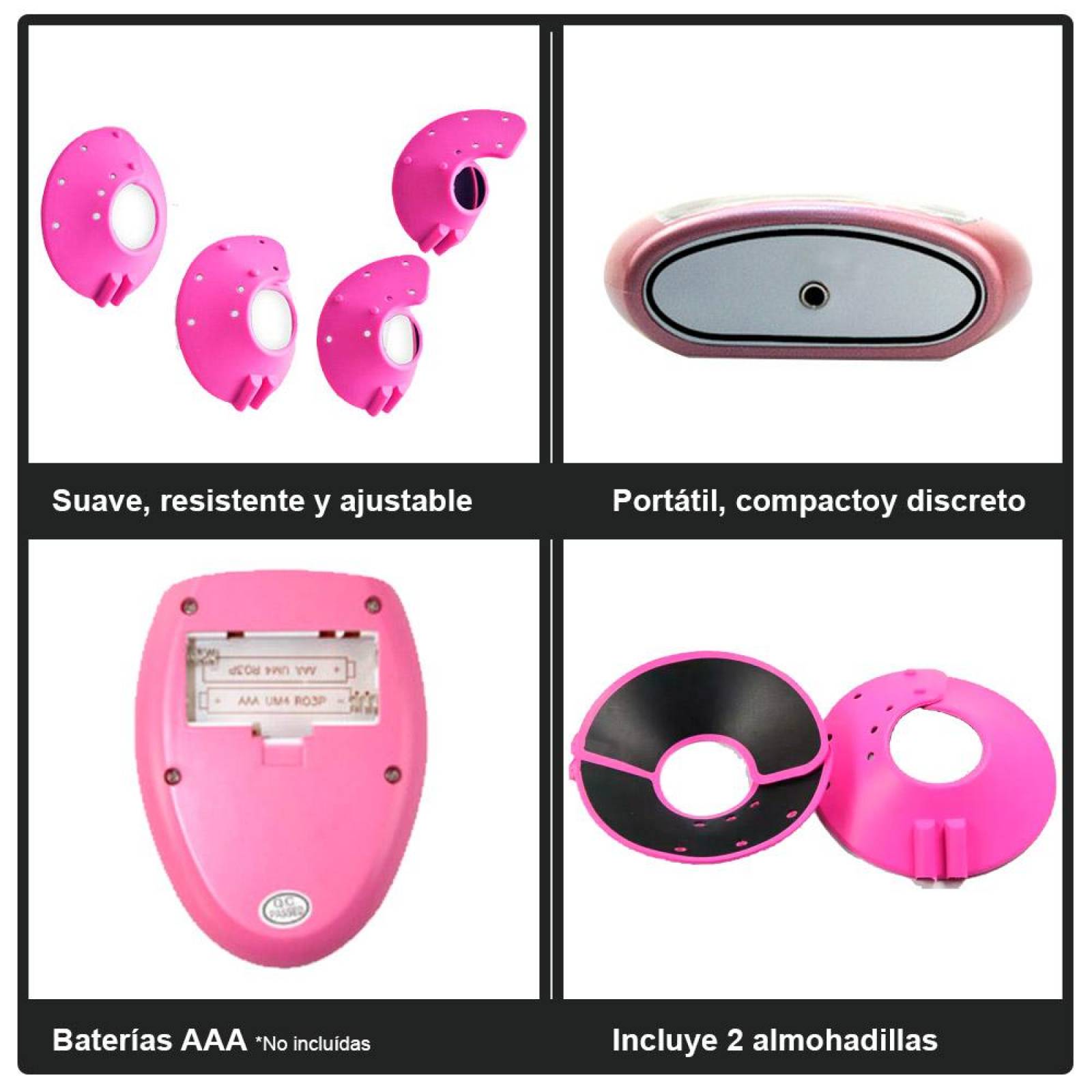 ELECTRO ESTIMULADOR PECHO VAK MASAJEADOR EMS TONIFICADOR .