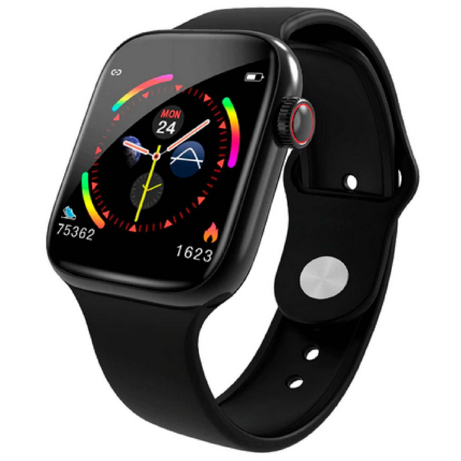 Reloj Smartwatch VAK f9 IP67 Metal Apple Health pasos Calorias rosa VAK  VD-F9