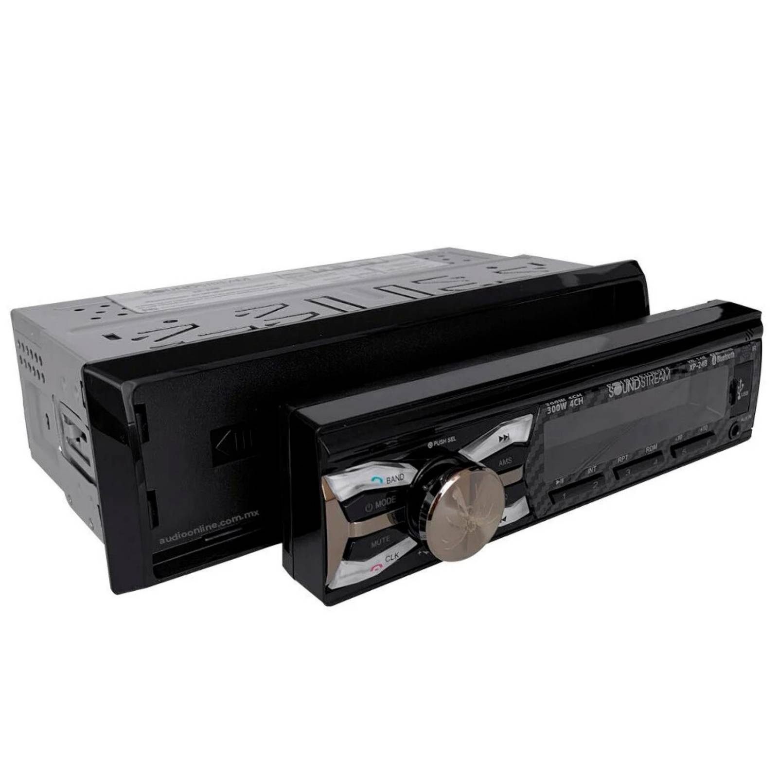 Autoestereo con Bluetooth Soundstream XP-24B entrada USB, SD, MP3, Camaleon 