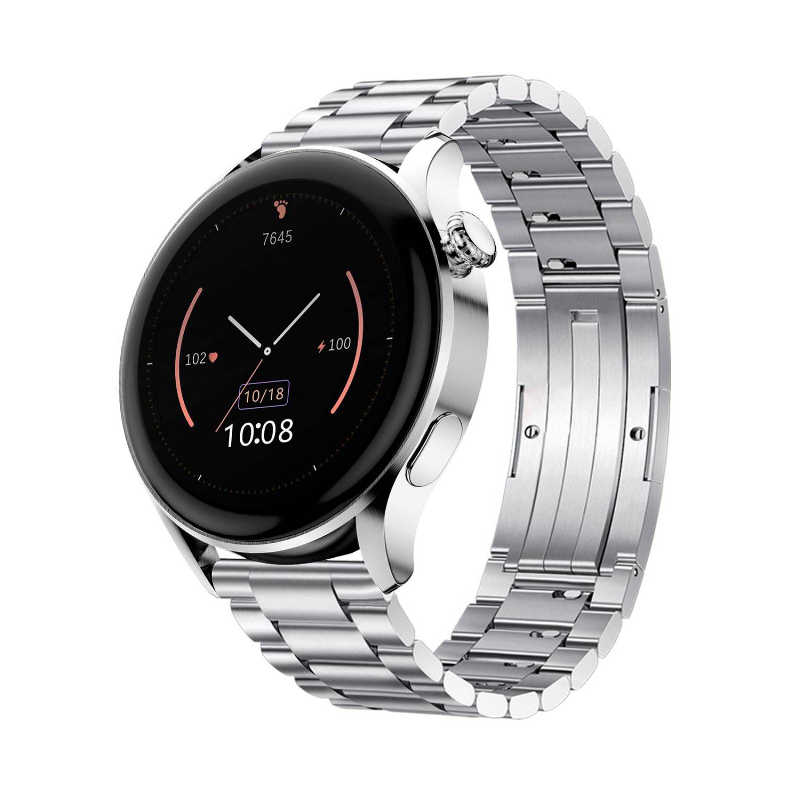 Reloj Smartwatch Vak Tm8 De Acero Bluetooth Ips Presion Nfc