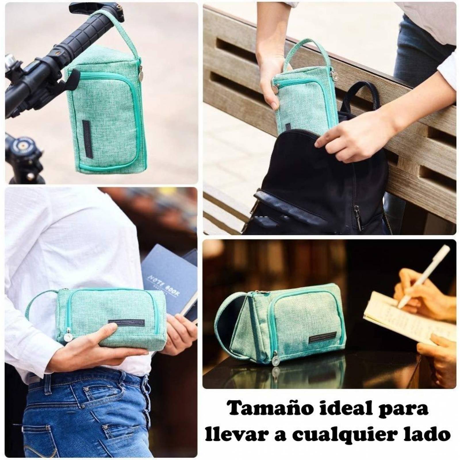 Lapicera Cosmetiquera Organizadora Gadget Collection Mx Verde