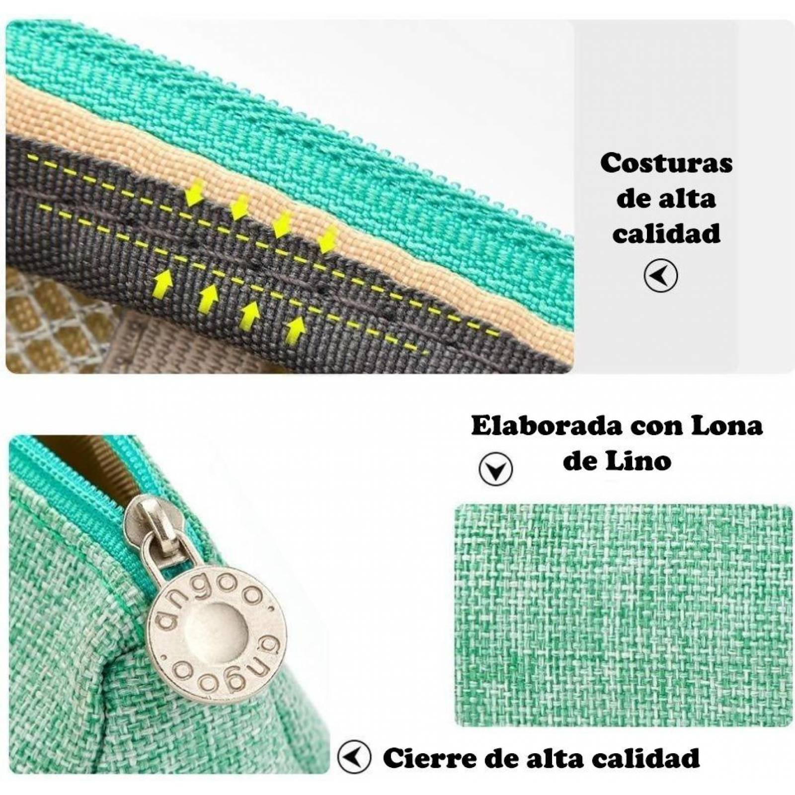 Lapicera Cosmetiquera Organizadora Gadget Collection Mx Verde