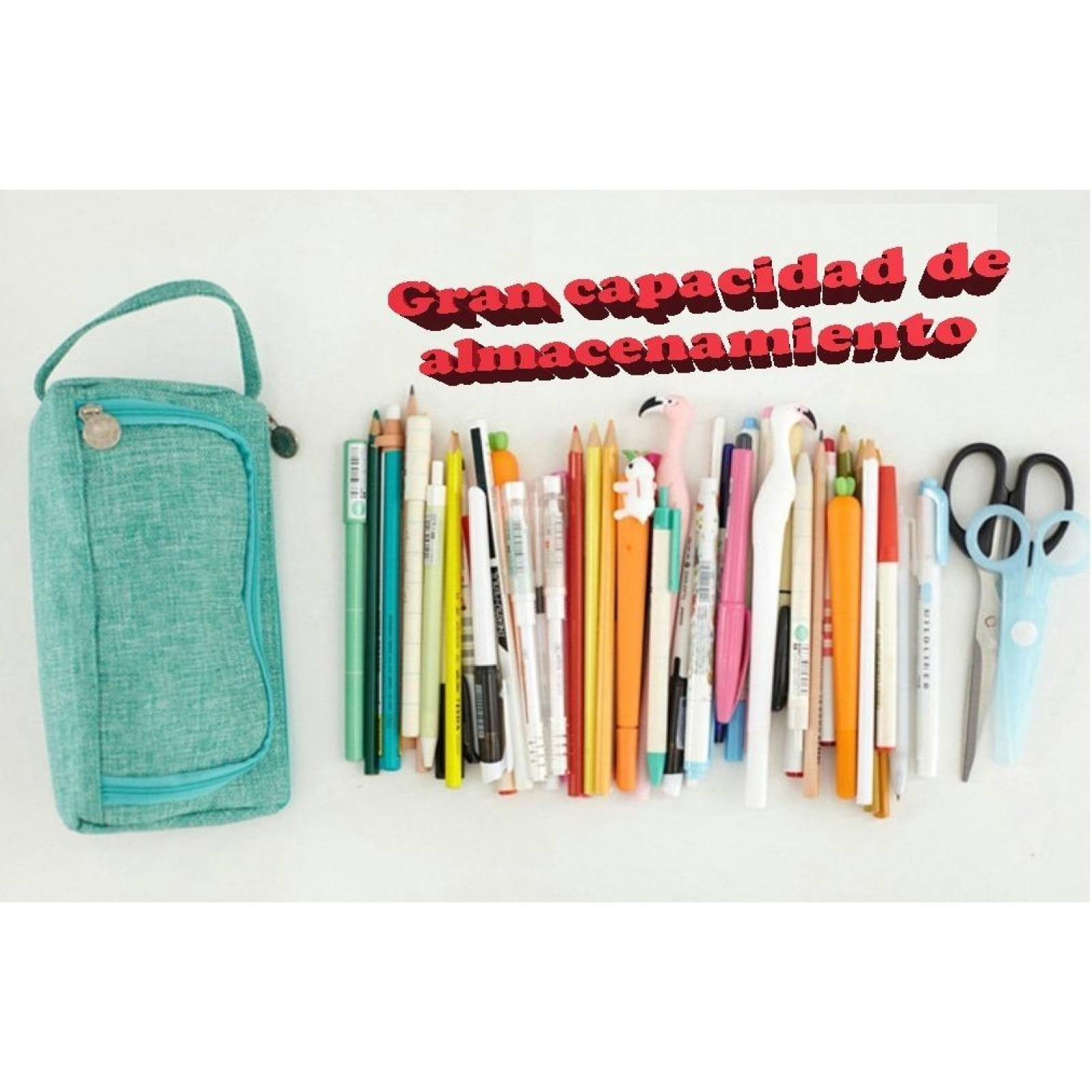 Lapicera Cosmetiquera Organizadora Gadget Collection Mx Verde