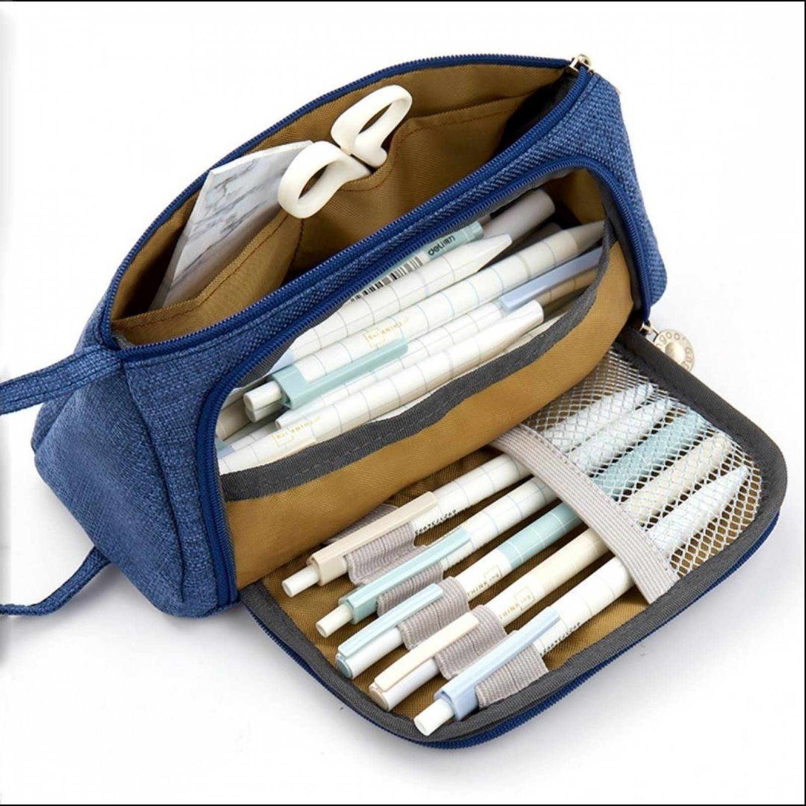 Lapicera Cosmetiquera Organizadora Gadget Collection Mx Azul marino