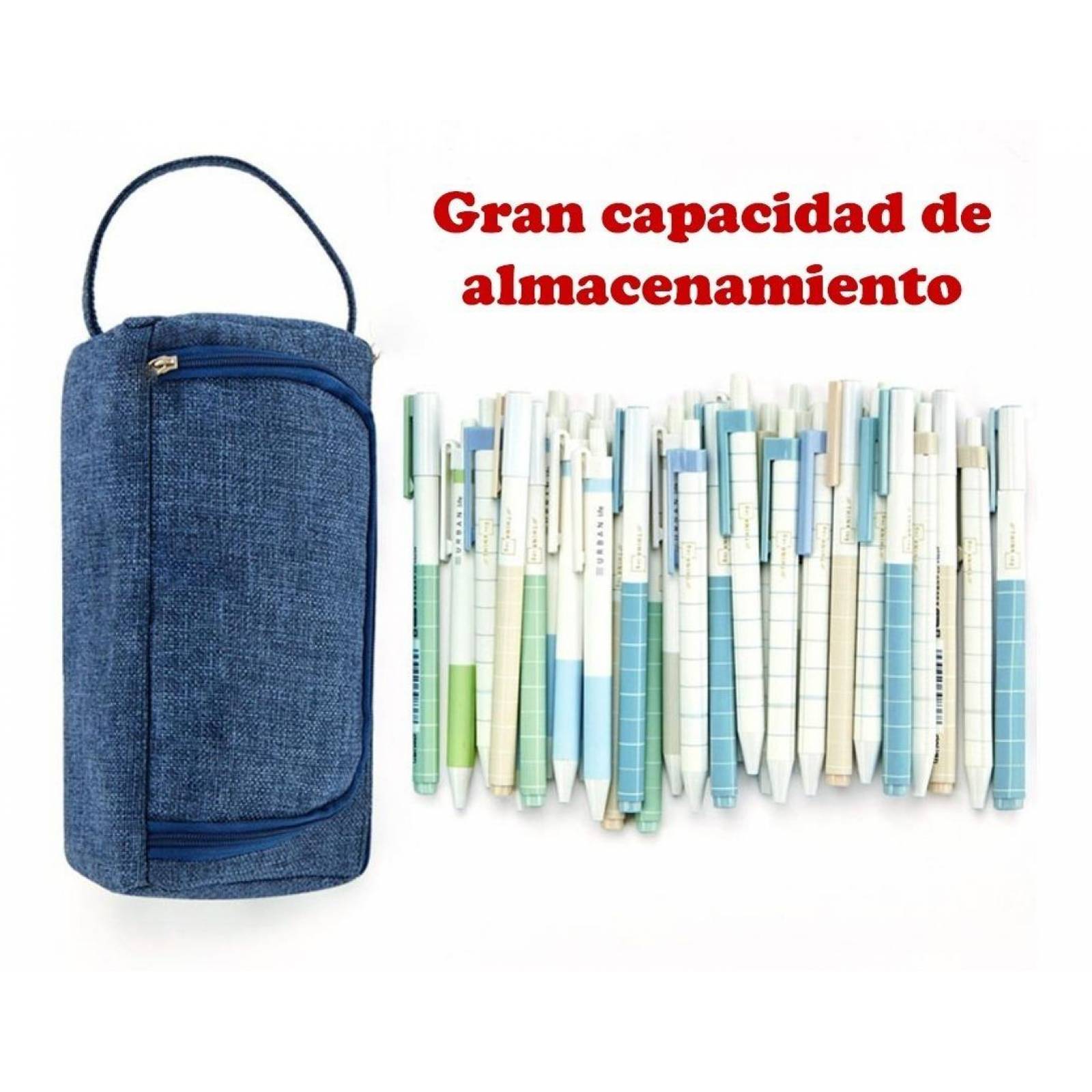 Lapicera Cosmetiquera Organizadora Gadget Collection Mx Azul marino