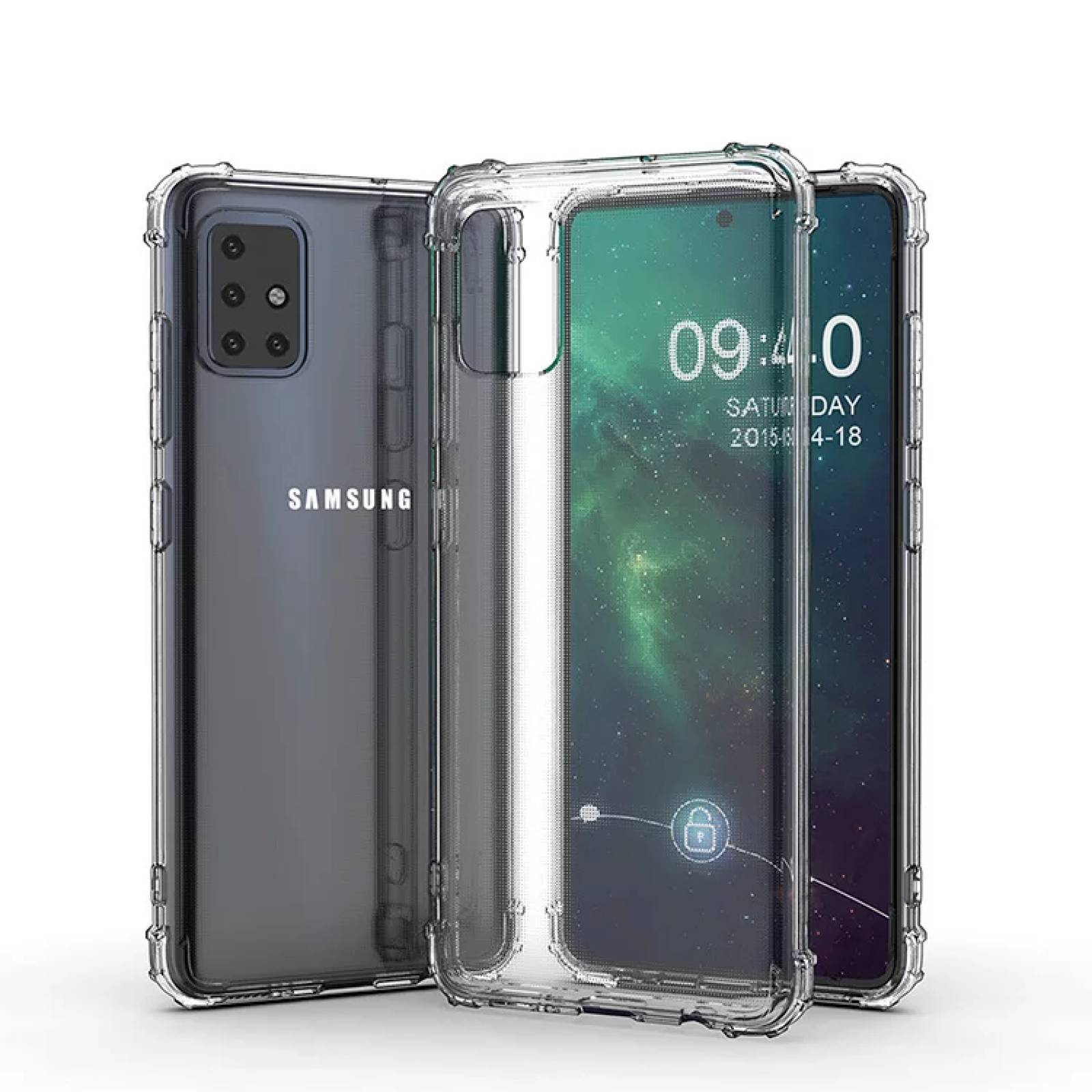 Funda Transparente Antishock para Samsung A71