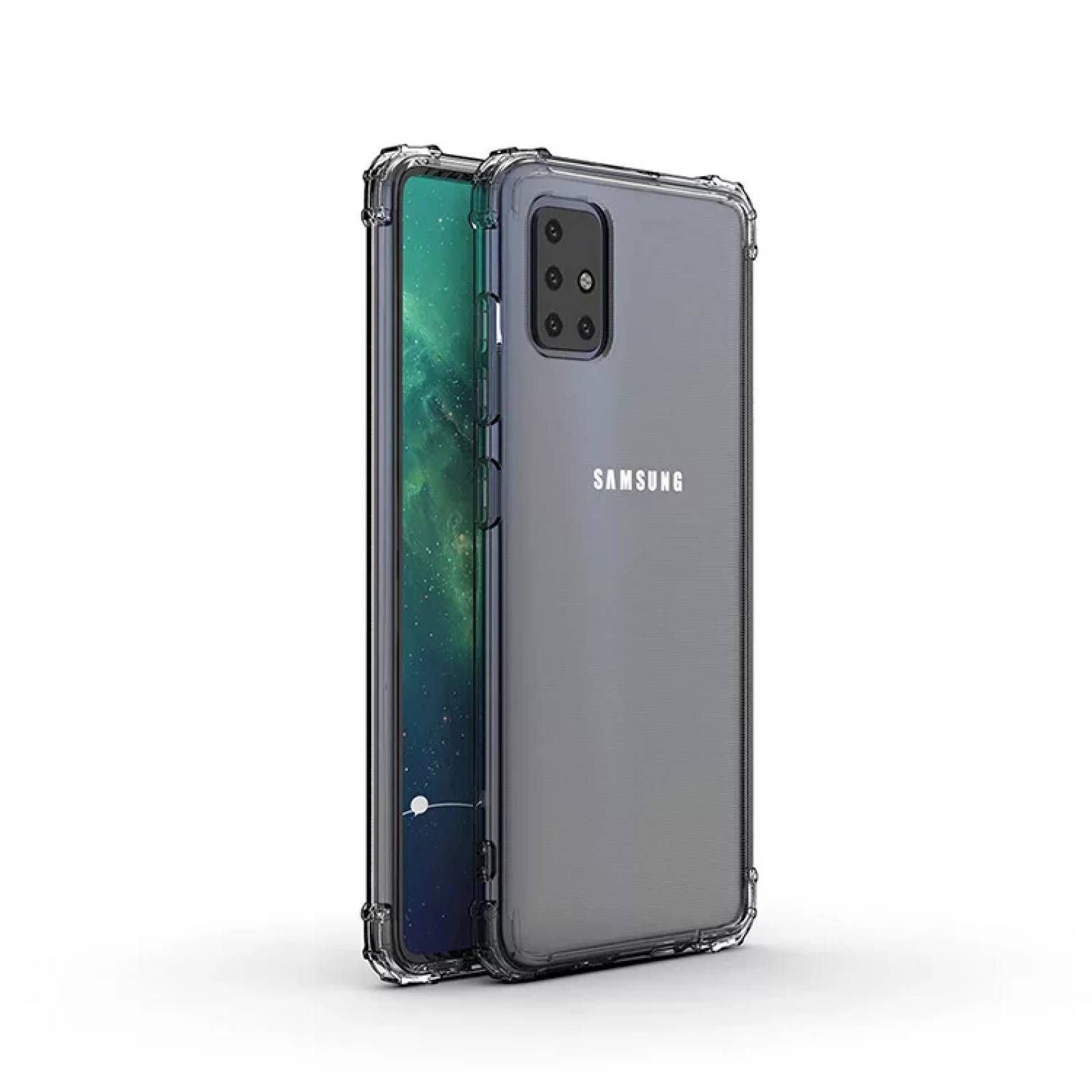 Funda Transparente Antishock para Samsung A71
