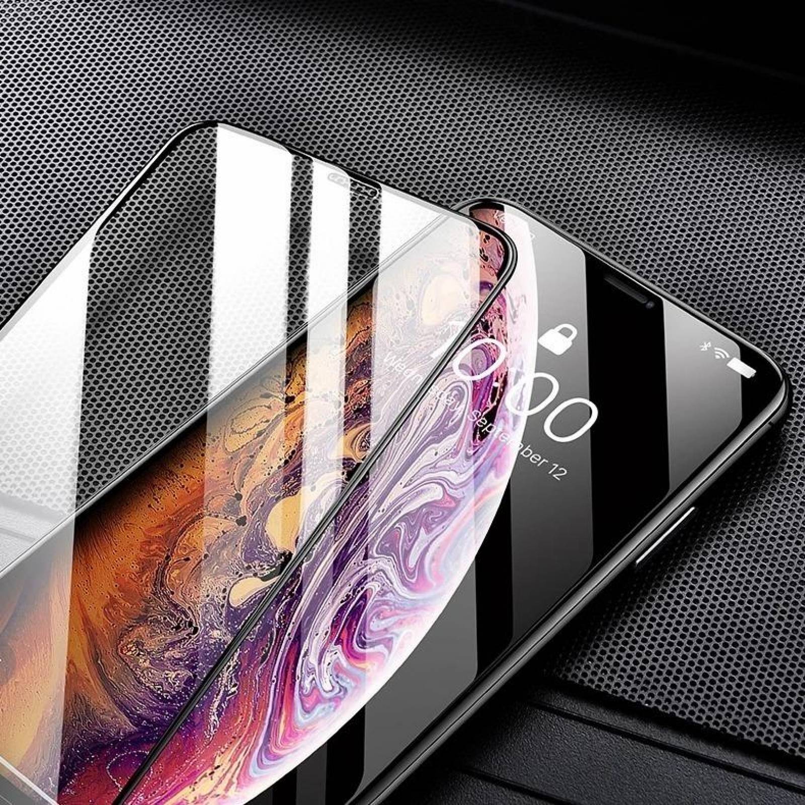 Mica Cristal Templado 9D Para iPhone 11 Pro Max y iPhone XS Max