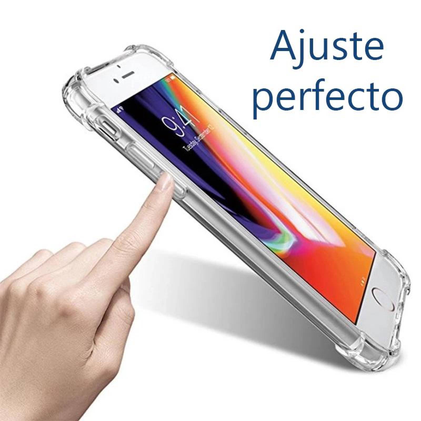 Funda transparente airbag antishock para iPhone Se 2020, iPhone 8 y 7