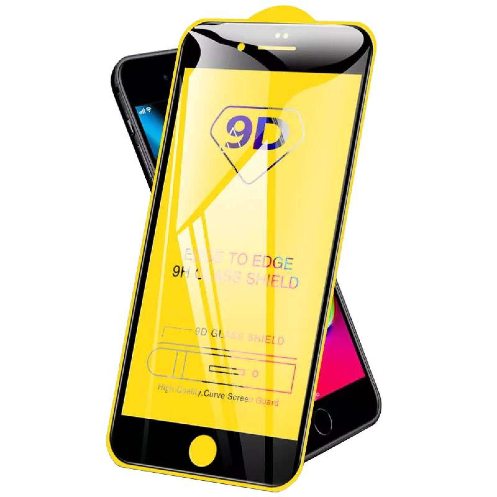 mica para iphone 7 8 se 7 y 8 plus de cristal templado 9d protege toda la  pantalla