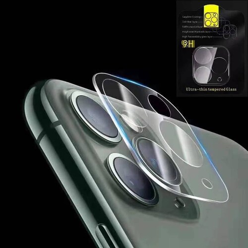 Mica cristal Templado Camara  de iPhone 11 Pro y 11 Pro Max