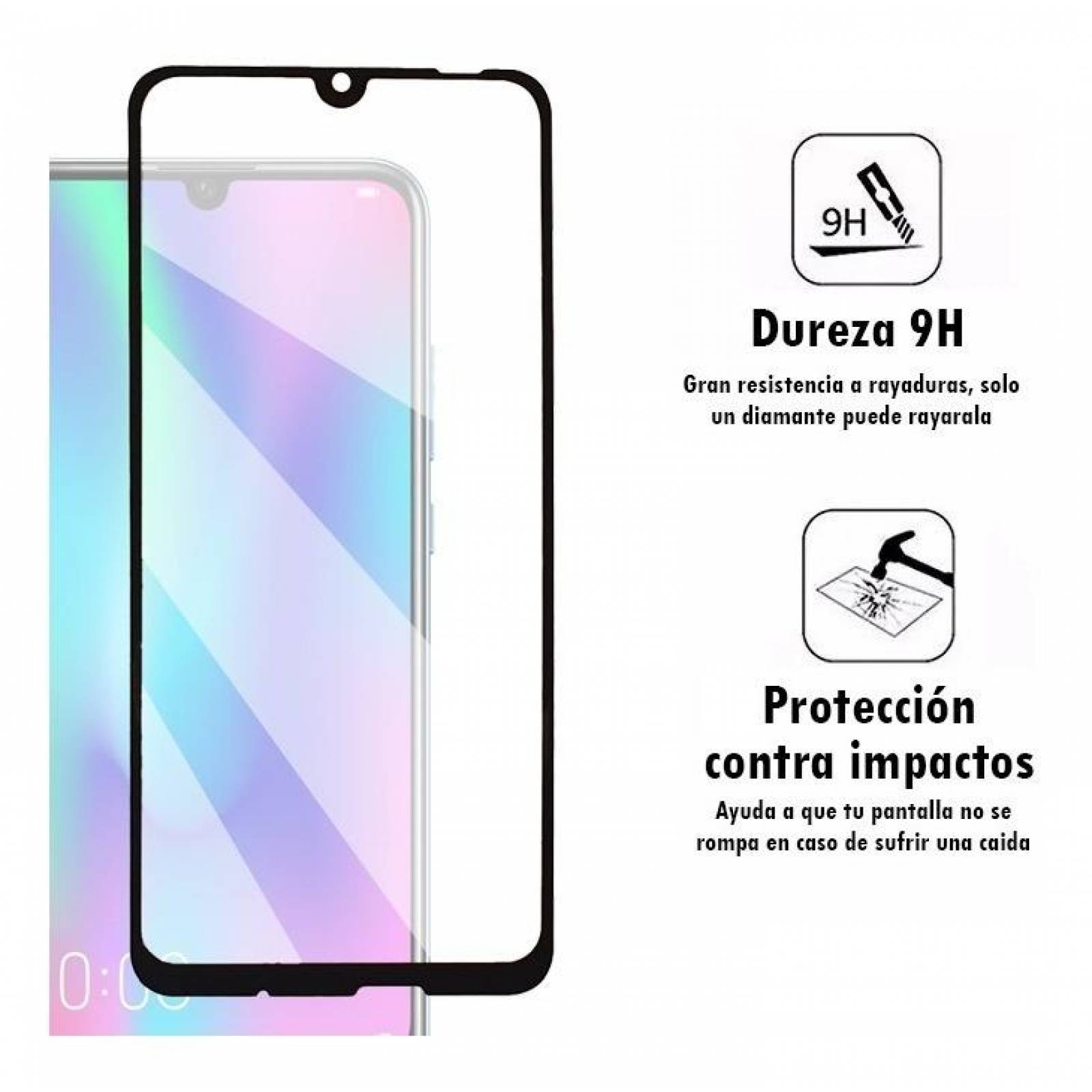 Mica de cristal templado para Teléfono Honor Honor 10 Lite