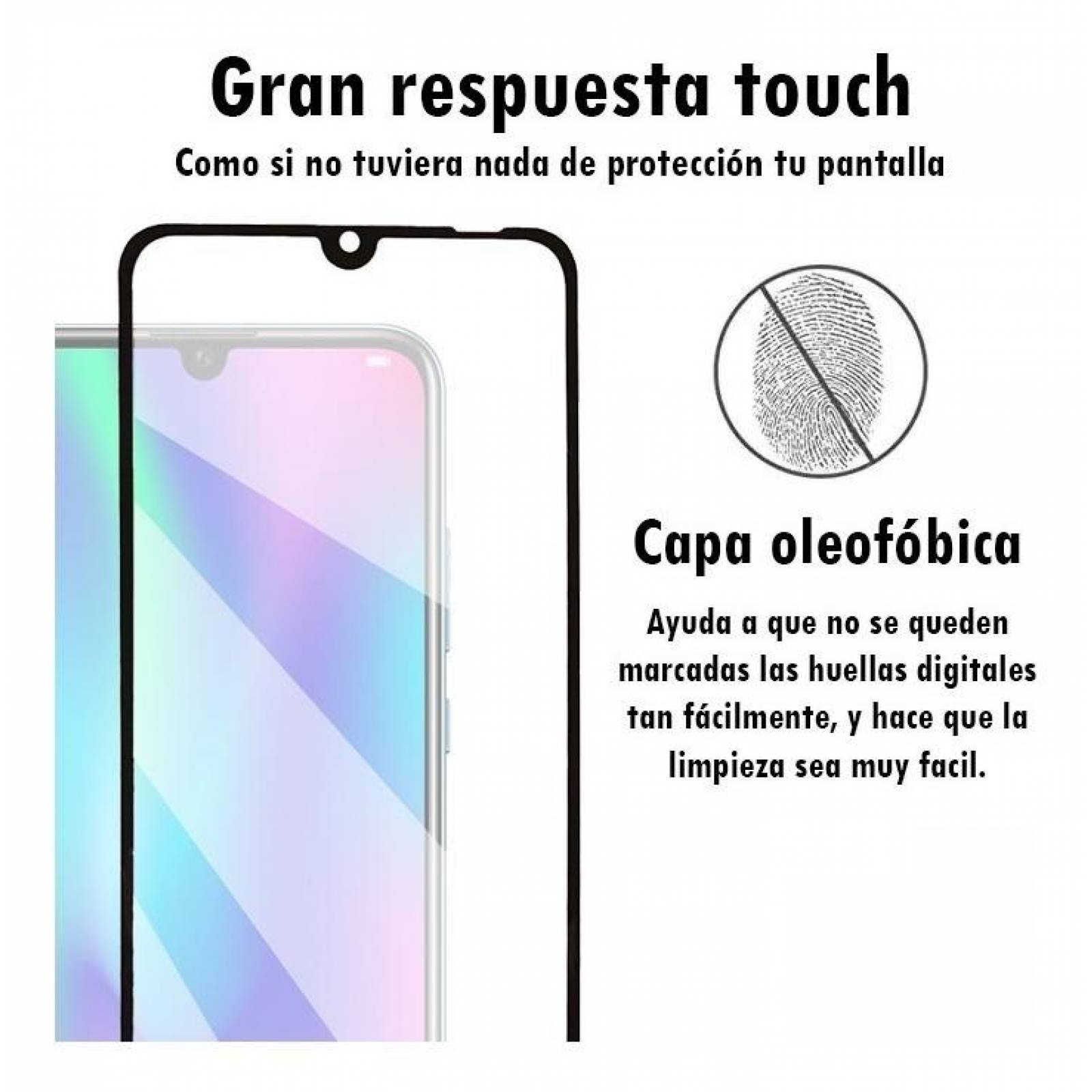 Mica de cristal templado para Teléfono Honor Honor 10 Lite