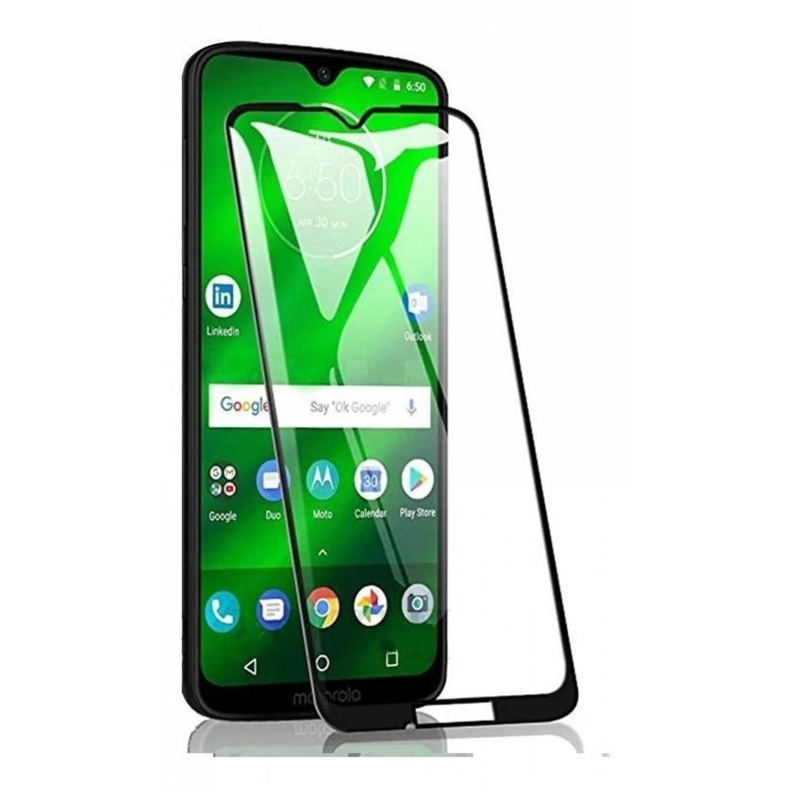 Mica De Cristal Templado Para Motorola Moto G7