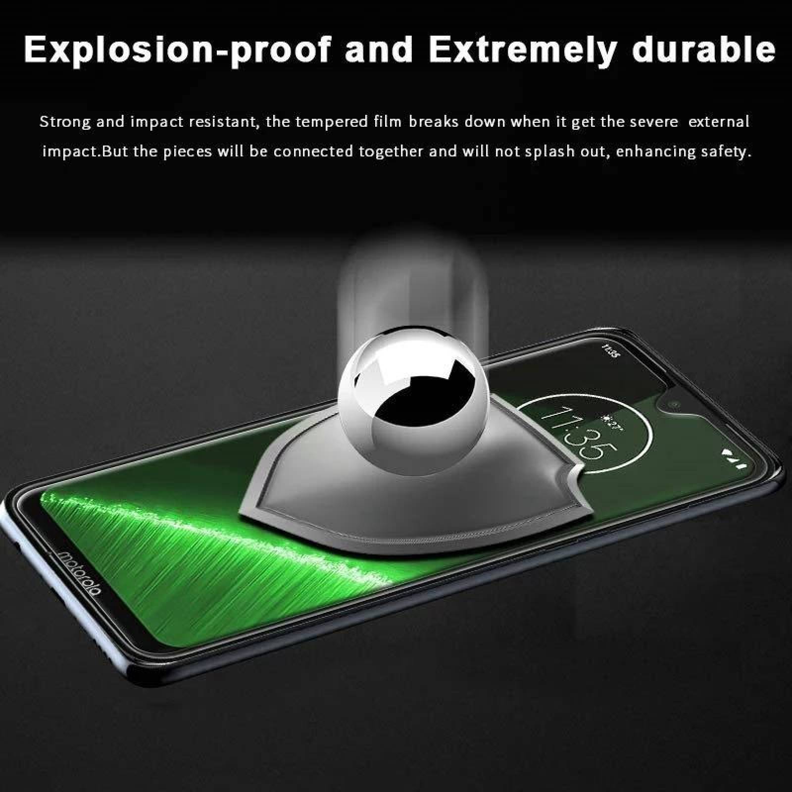 Mica De Cristal Templado Para Motorola Moto G7