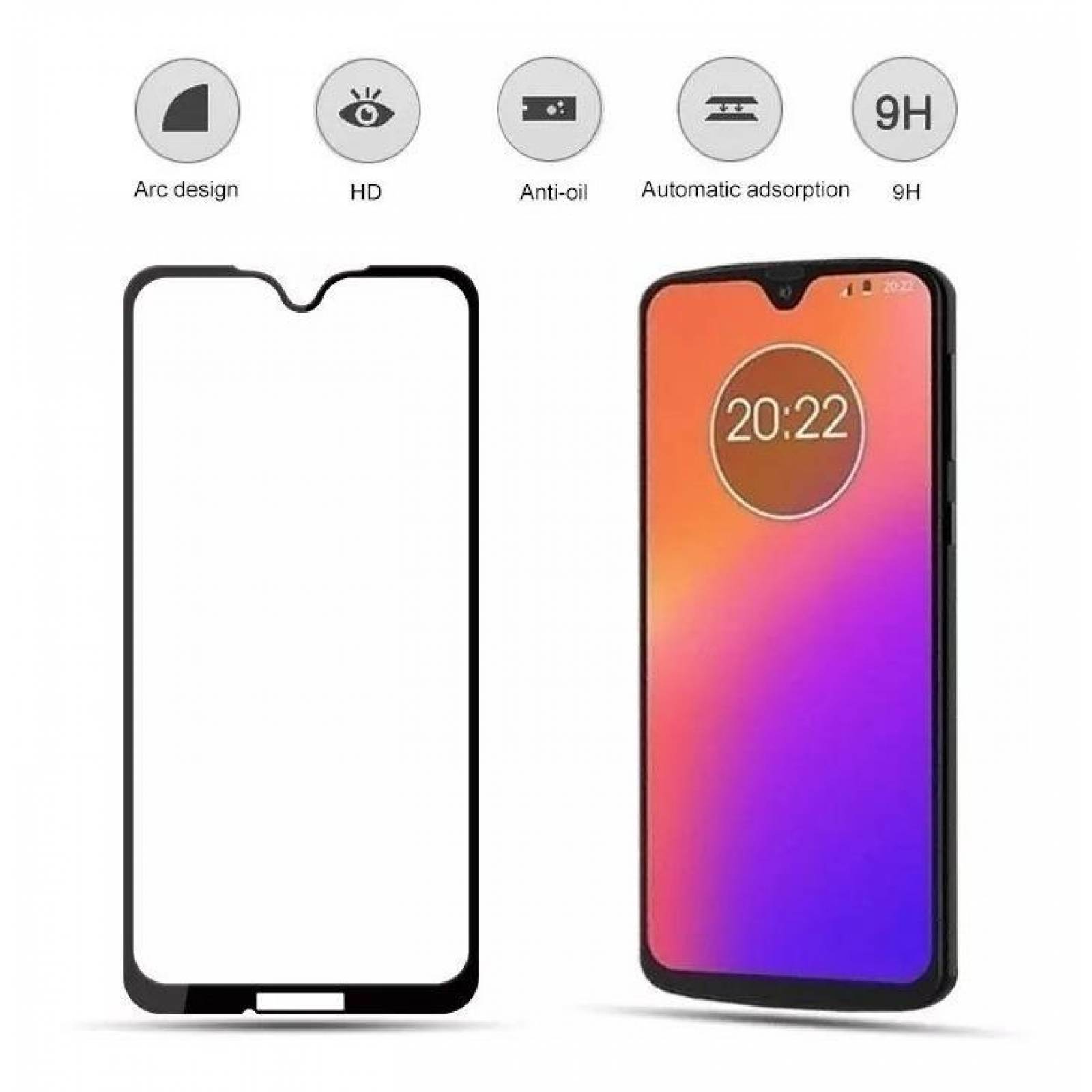 Mica De Cristal Templado Para Motorola Moto G7