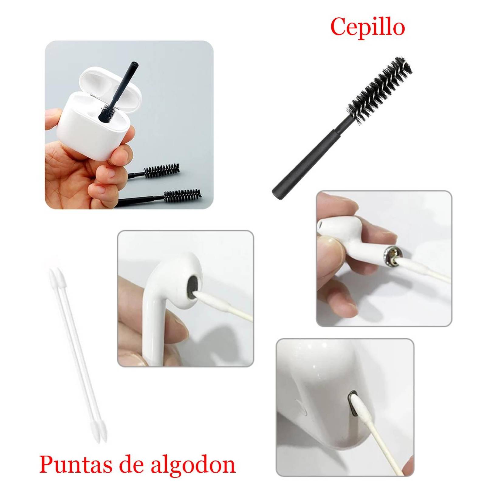 Funda y kit de Accesorios para Airpods Pro 9 piezas Color Lila