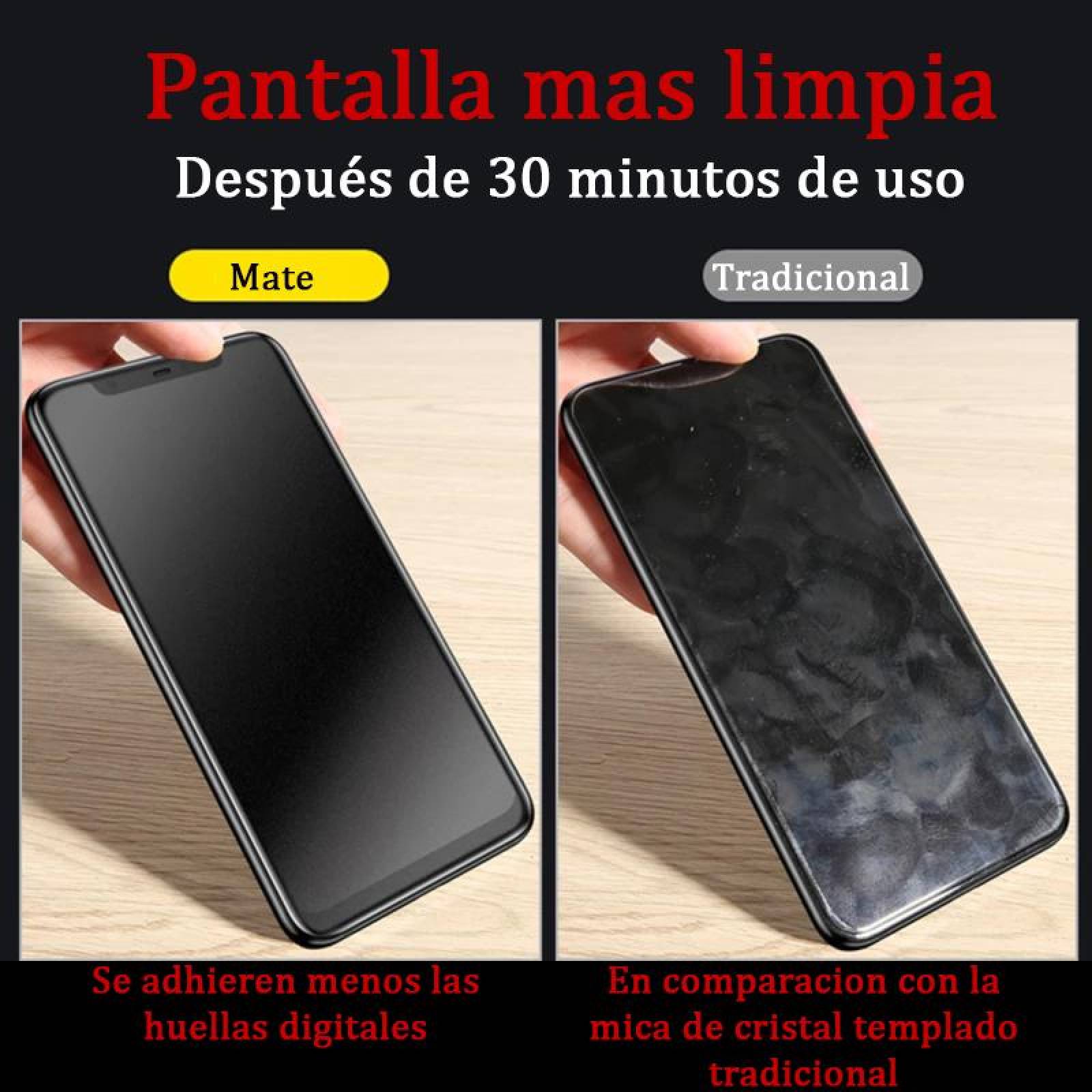 Mica de Cristal Templado Mate Compatible con Iphone 11 Pro