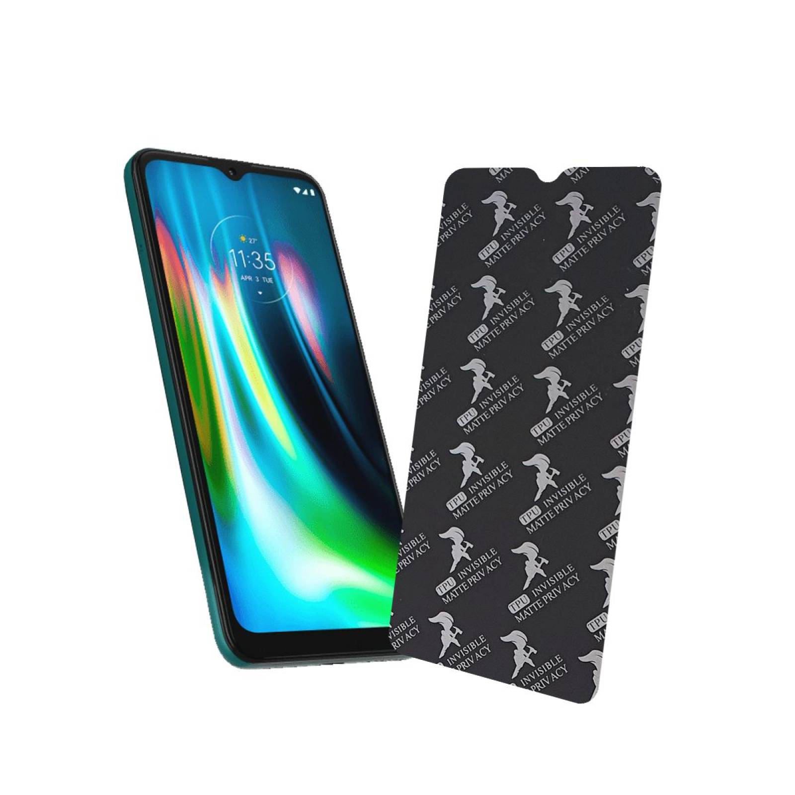Mica Hidrogel Mate Privacidad Compatible con Motorola G9 Play