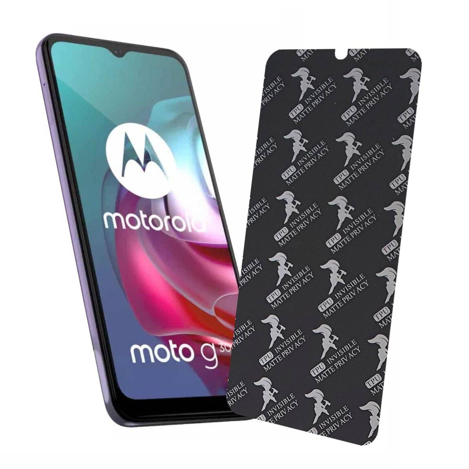 Mica Hidrogel Mate Privacidad Compatible con Moto G30 