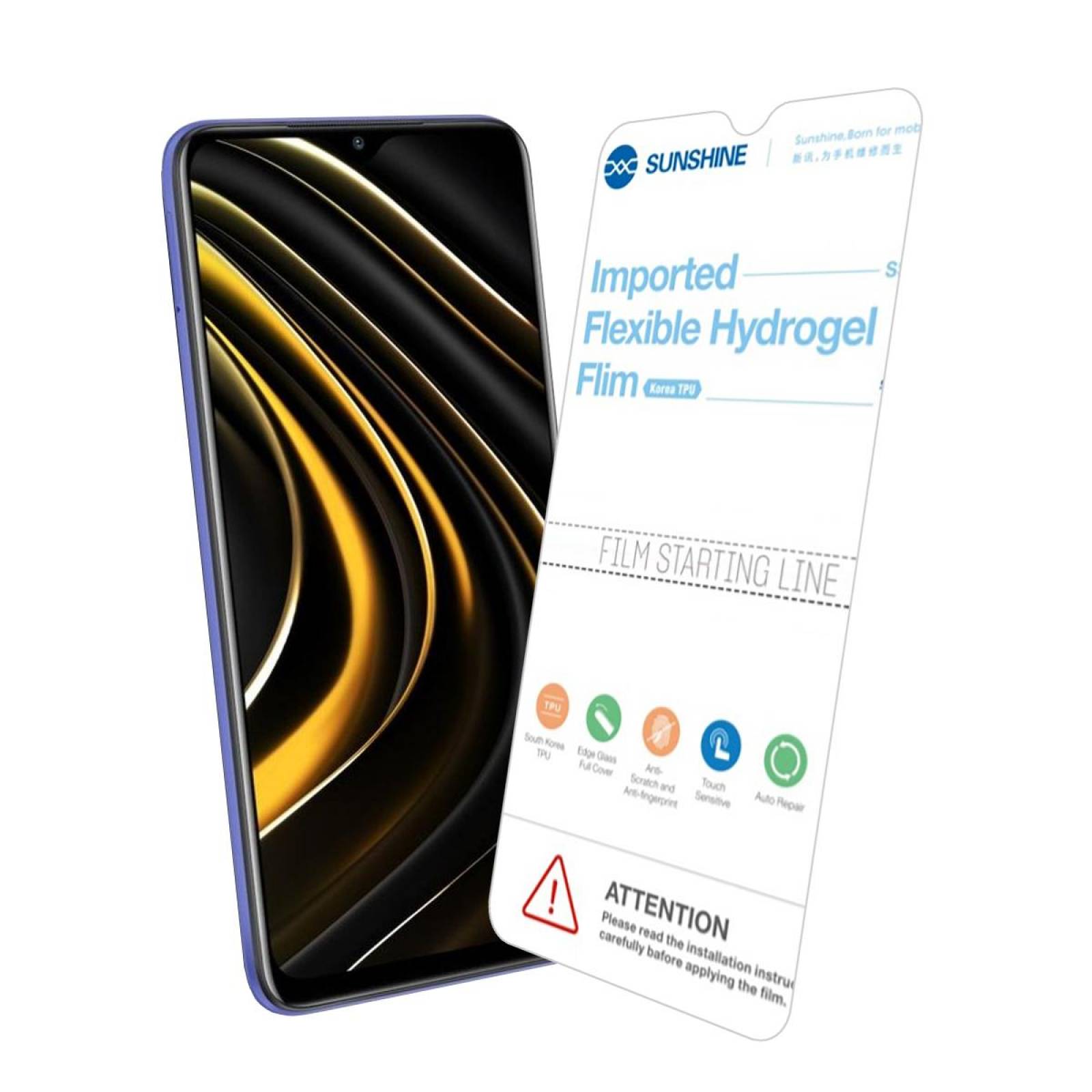 Mica de Hidrogel Compatible con Xiaomi Poco M3