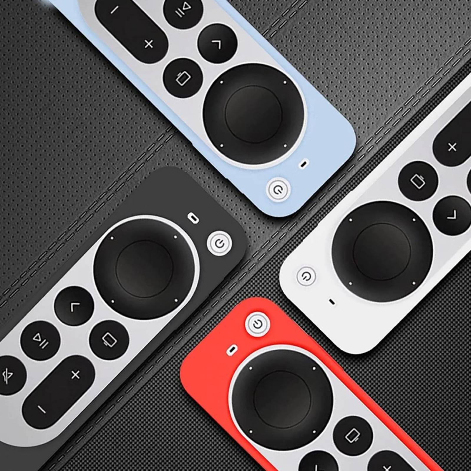 Funda para control Siri Remote 2 Gen 2021 de Apple Tv 4k Negro