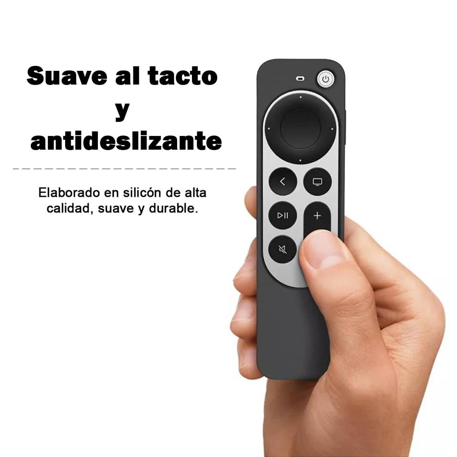 Funda para control Siri Remote 2 Gen 2021 de Apple Tv 4k Blanco