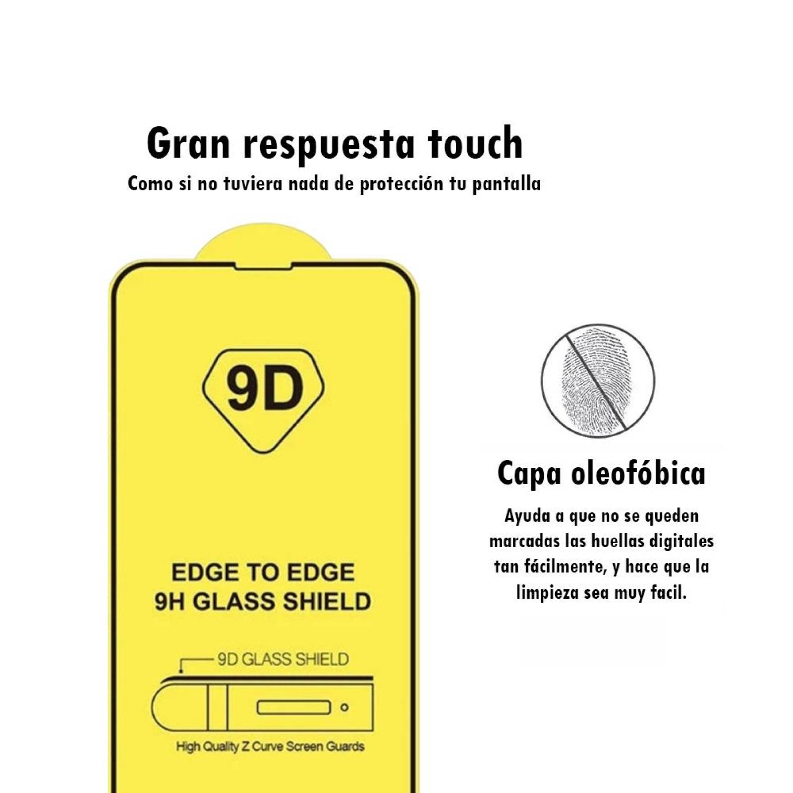 Mica Cristal Templado 9d 9h Para iPhone 13 13 Pro Max o Mini 