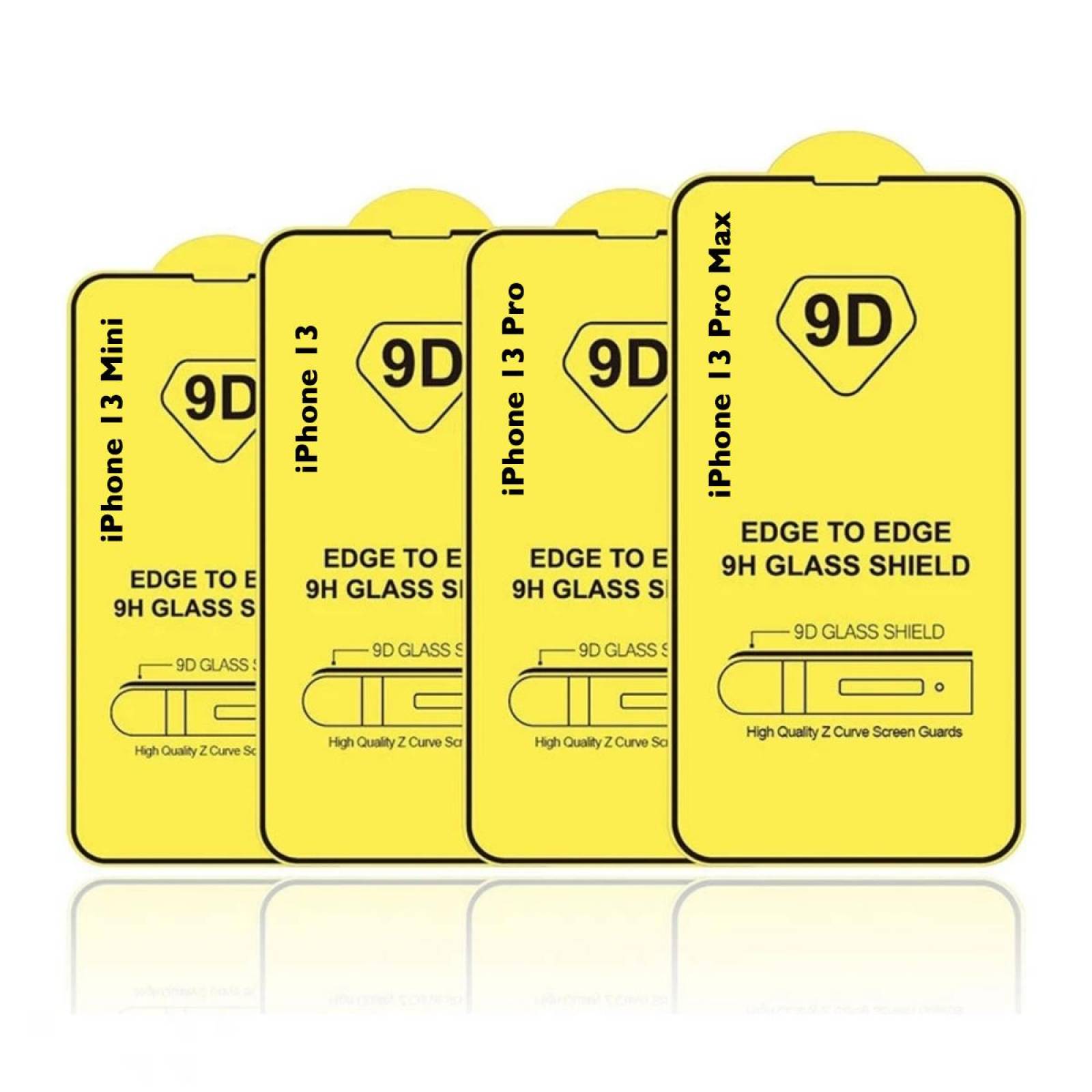 Mica Cristal Templado 9d 9h Para iPhone 13 13 Pro Max o Mini 