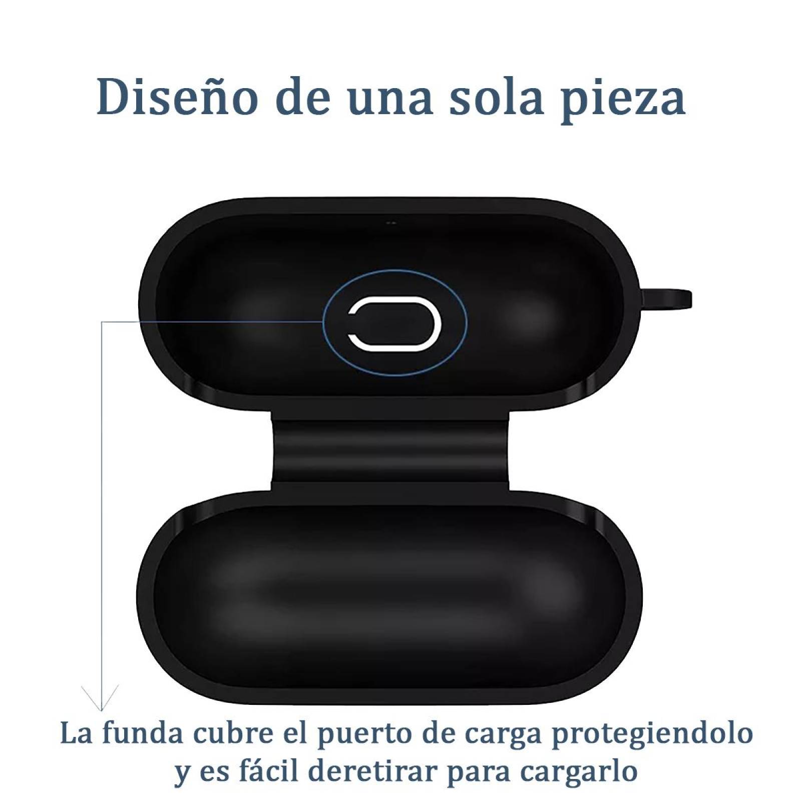 Funda y kit de accesorios 9 en 1 para Airpods 3 Blanco