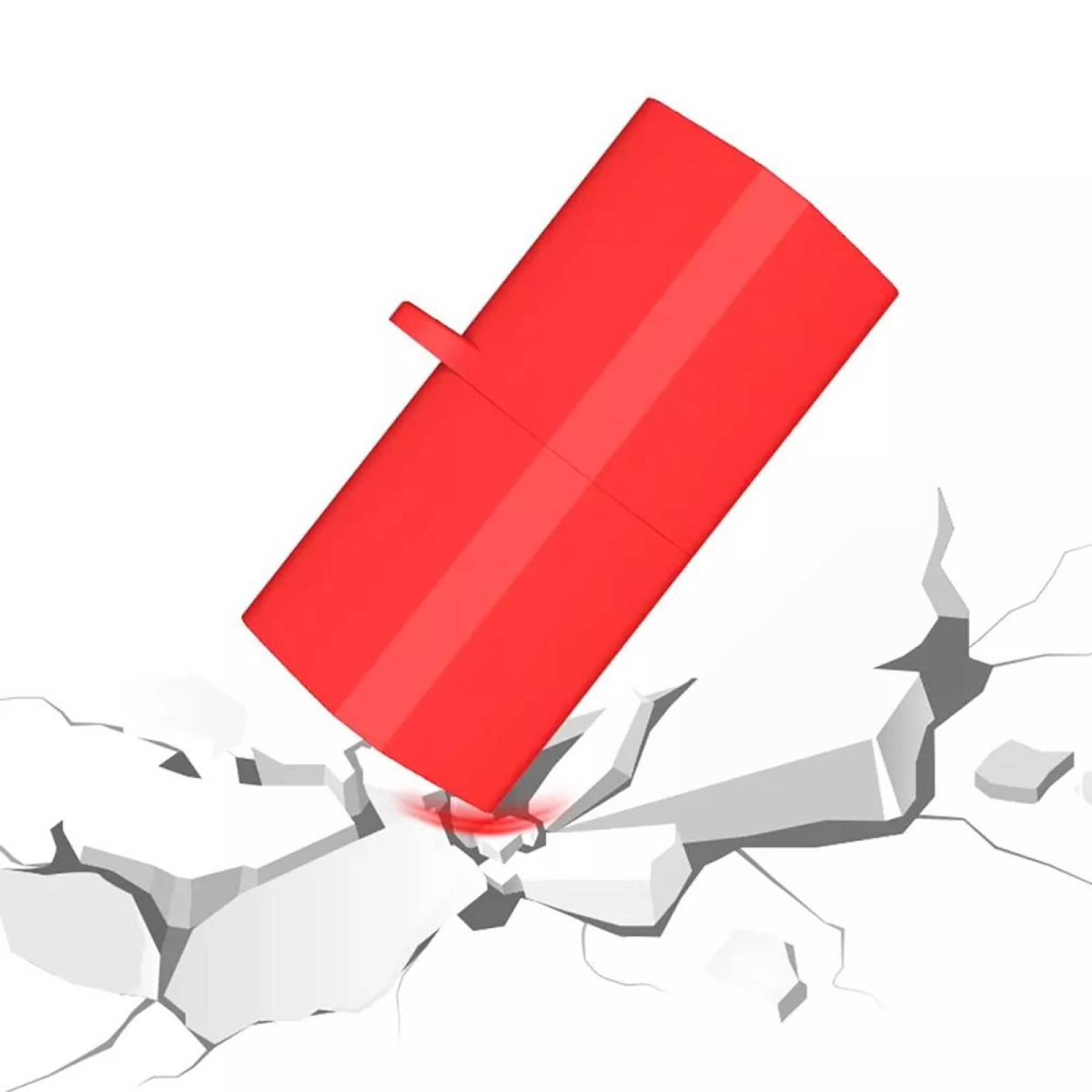 Funda y kit accesorios 8 en 1 para Huawei Freebuds Lipstick Rojo