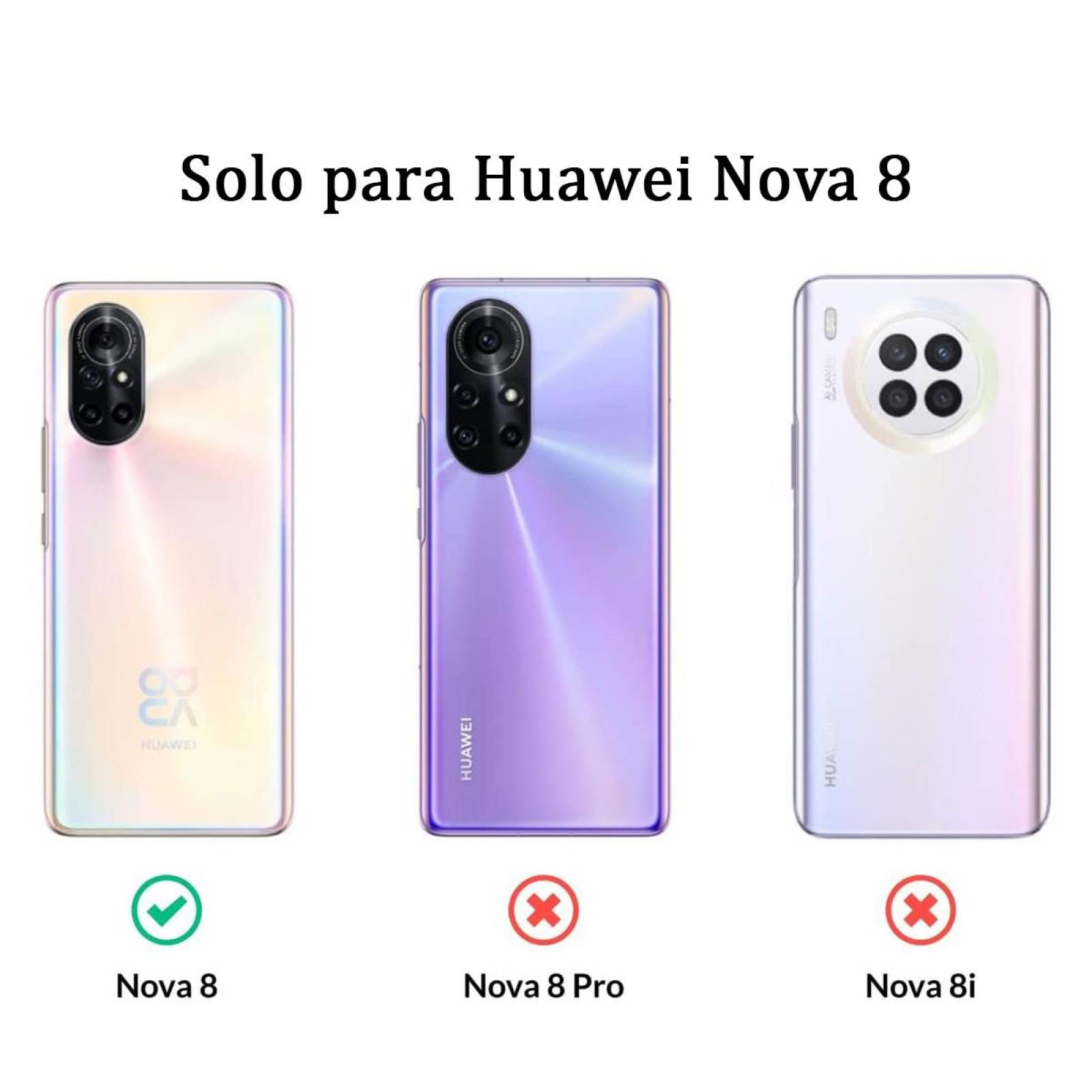 Funda Acabado tipo Fibra de Carbono Para Huawei Nova 8 