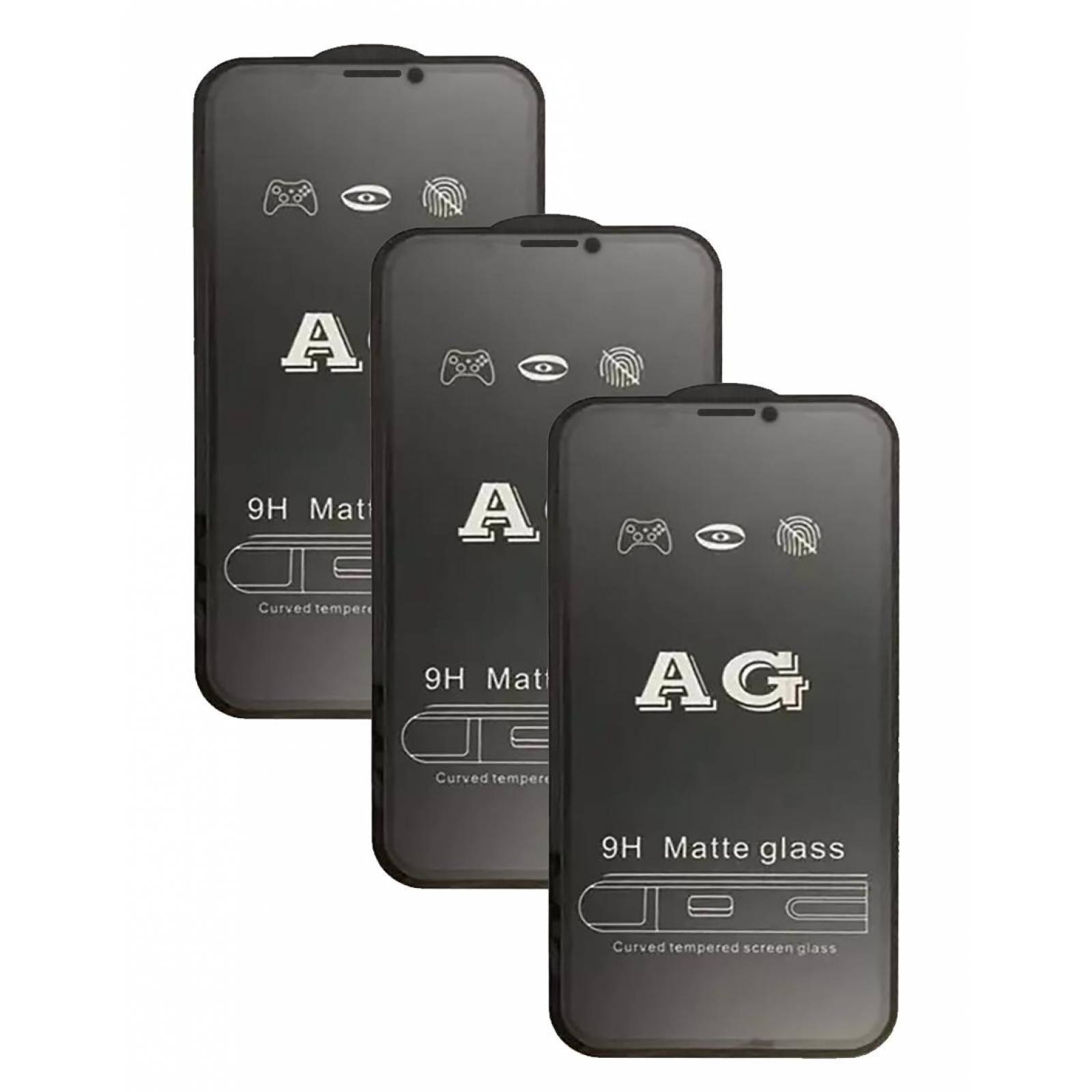 3 Piezas Mica de Cristal Templado Mate para Iphone 11