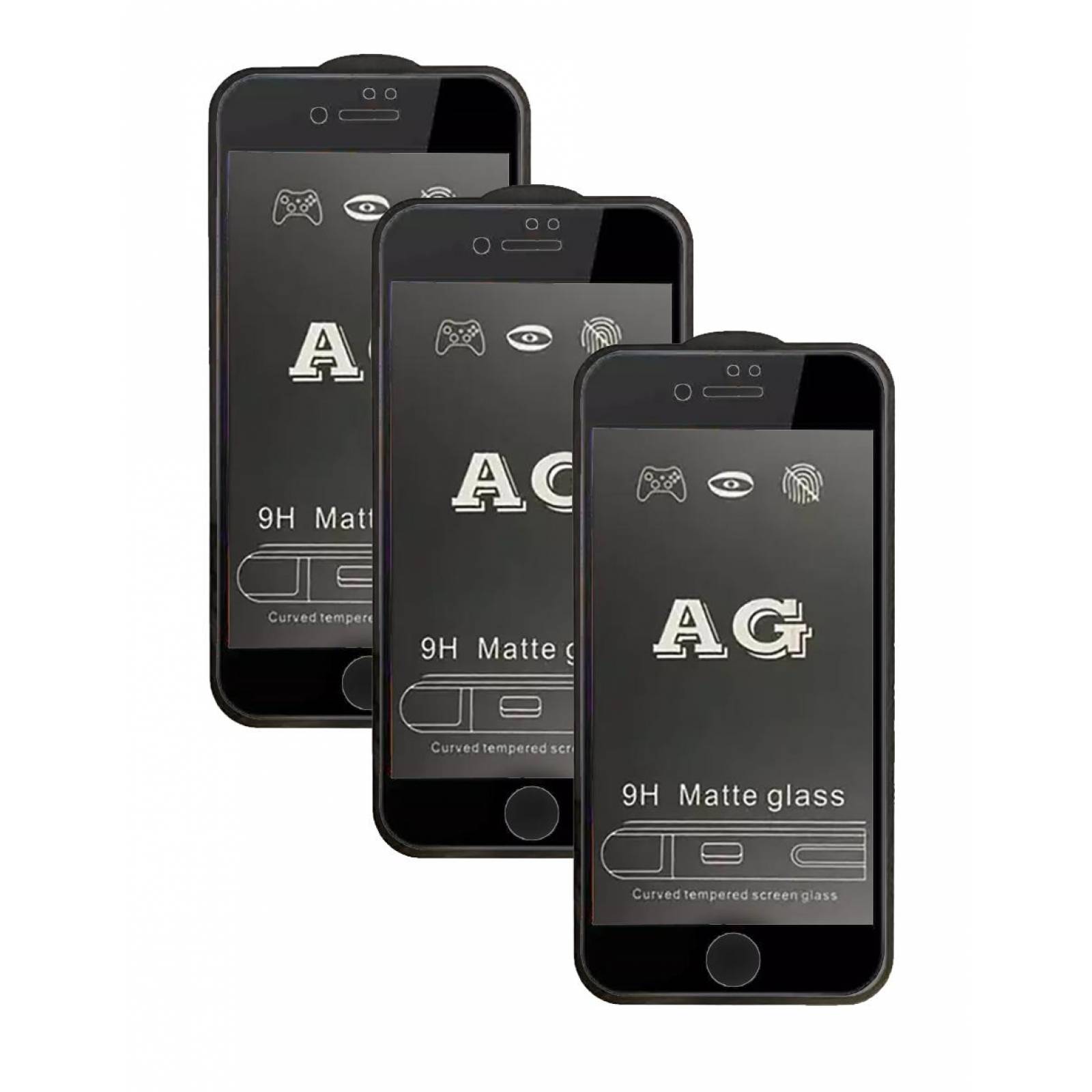 3 Piezas Mica de Cristal Templado Mate para Iphone SE 2020