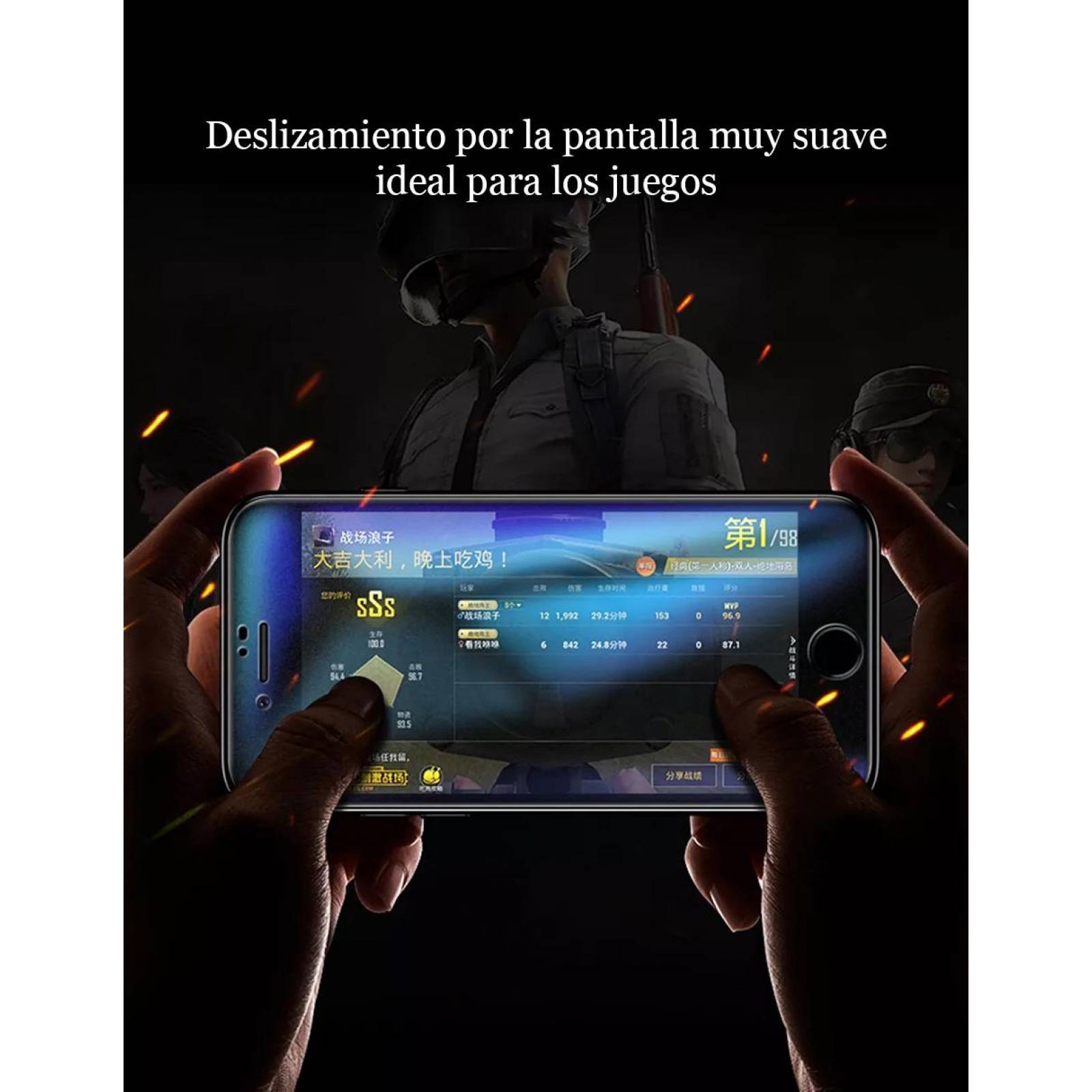 3 Piezas Mica de Cristal Templado Mate para Iphone SE 2020